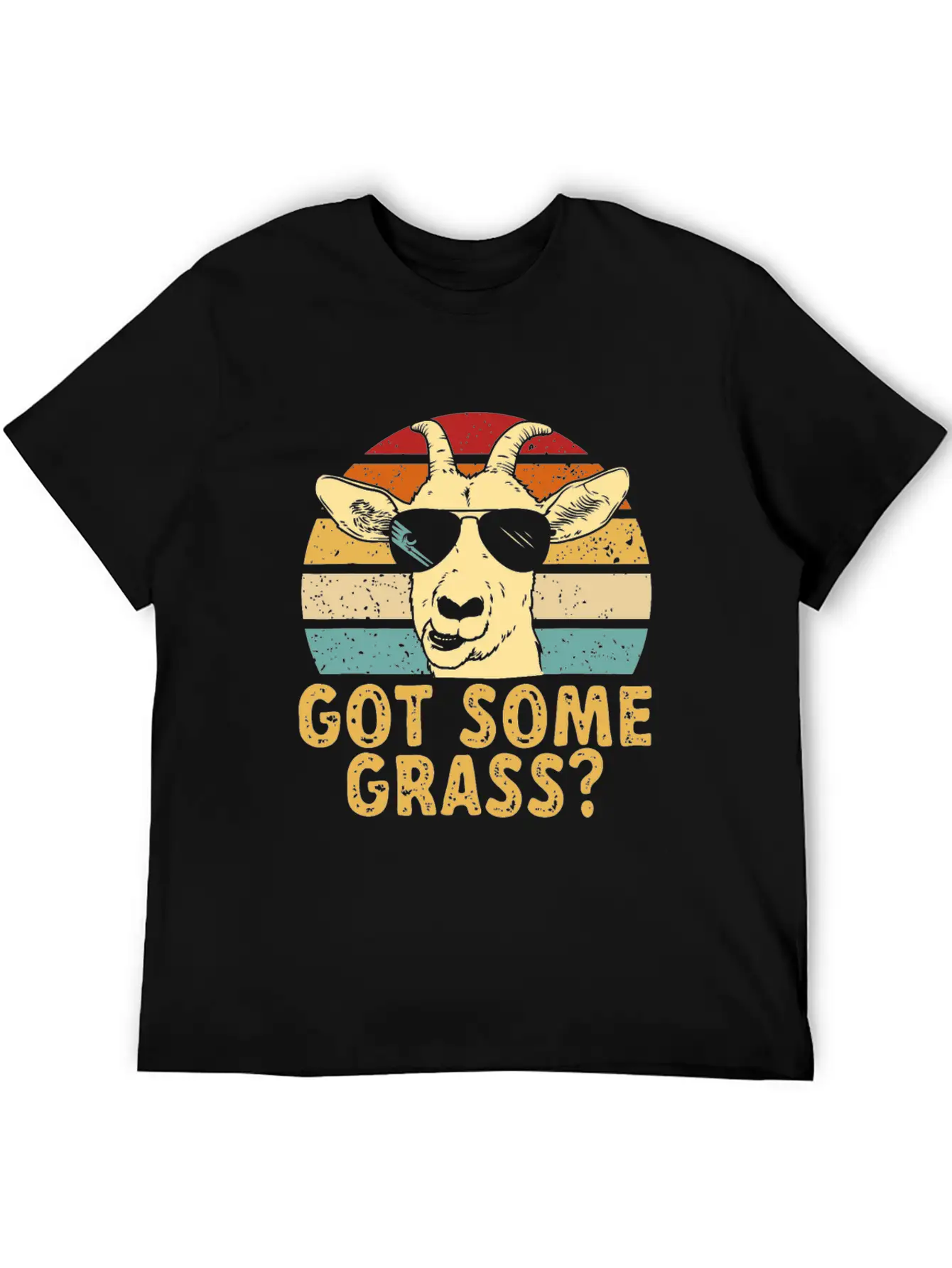 Goat Some Grass? Funny Goat Farmerorganicfarmfarme Unisex Casual T-Shirt ¨C Clean Design For Daily Comfort
