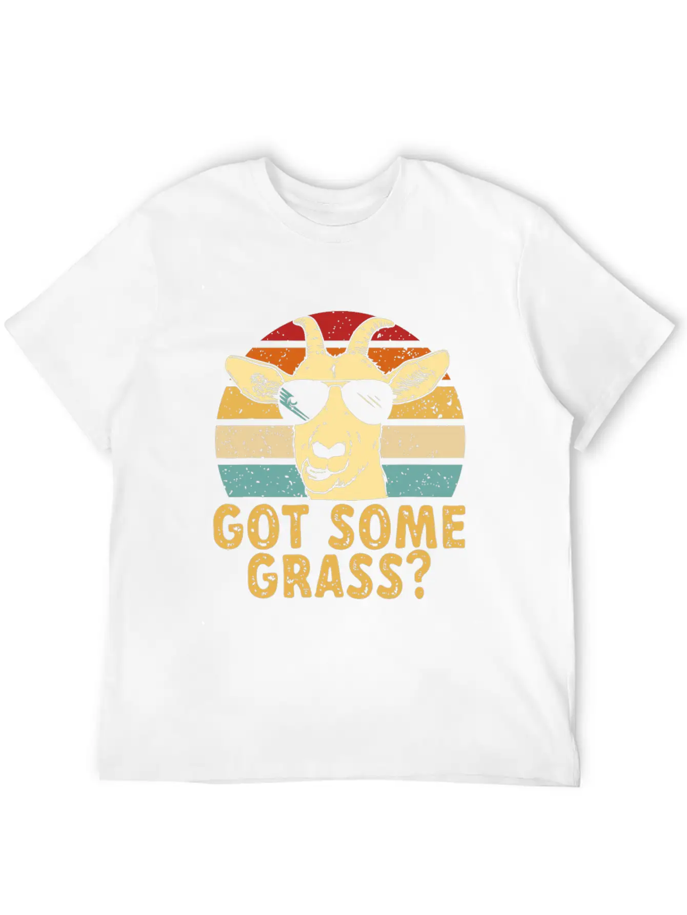 Goat Some Grass? Funny Goat Farmerorganicfarmfarme Unisex Casual T-Shirt ¨C Clean Design For Daily Comfort