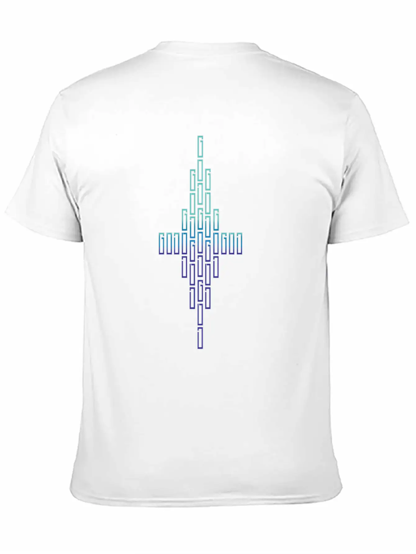 GOD Gradient Design Essential Cotton Tee For Daily Outfits ¨C Unisex Style