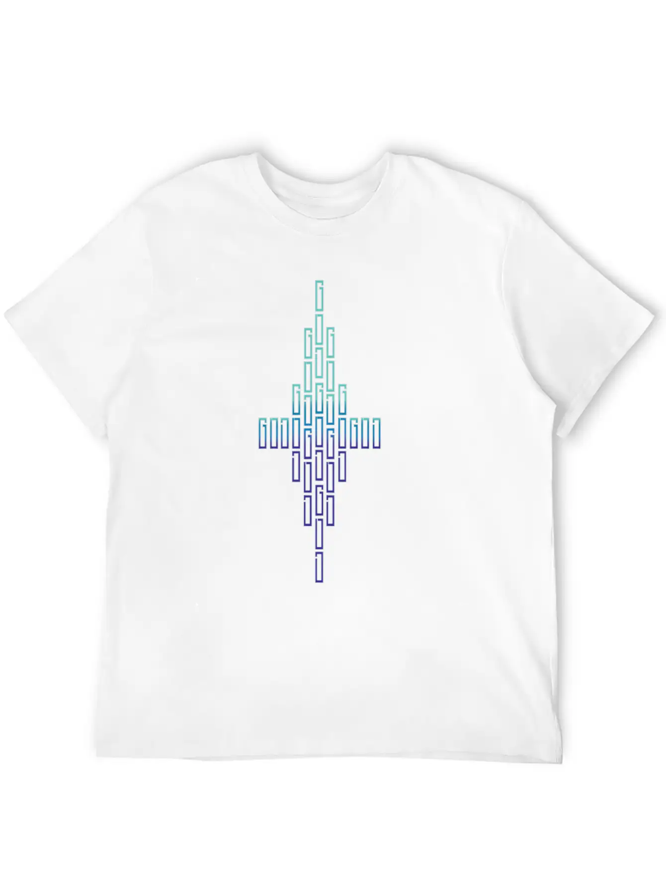GOD Gradient Design Essential Cotton Tee For Daily Outfits ¨C Unisex Style