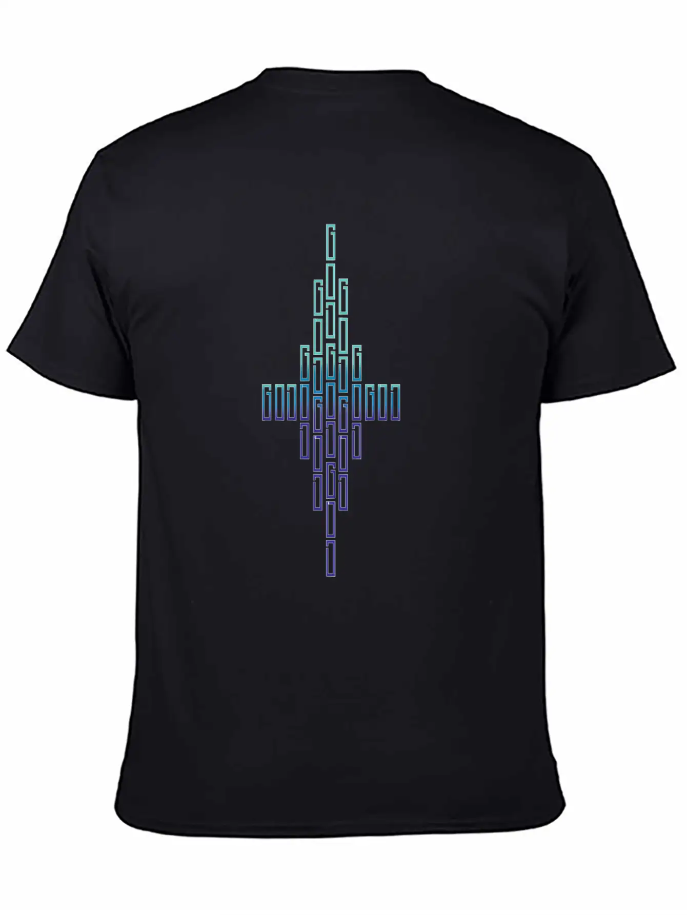 GOD Gradient Design Essential Cotton Tee For Daily Outfits ¨C Unisex Style