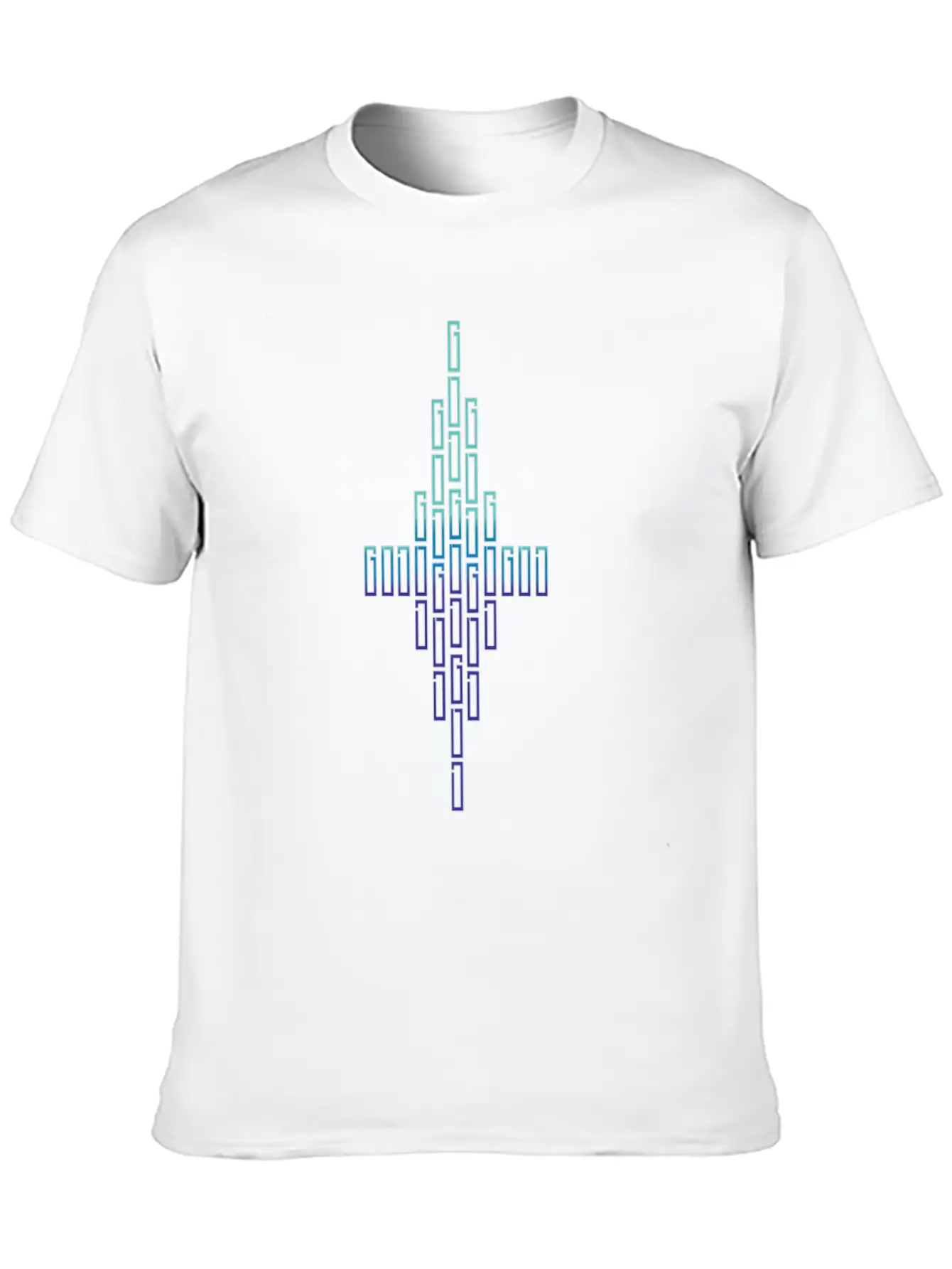 GOD Gradient Design Essential Cotton Tee For Daily Outfits ¨C Unisex Style