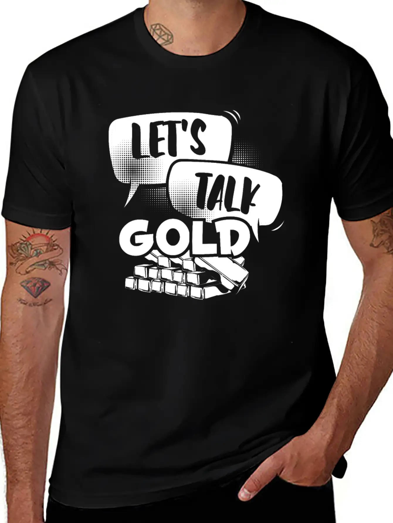 Gold Mining Basic Graphic T-Shirt ¨C Daily Comfort In Soft Cotton