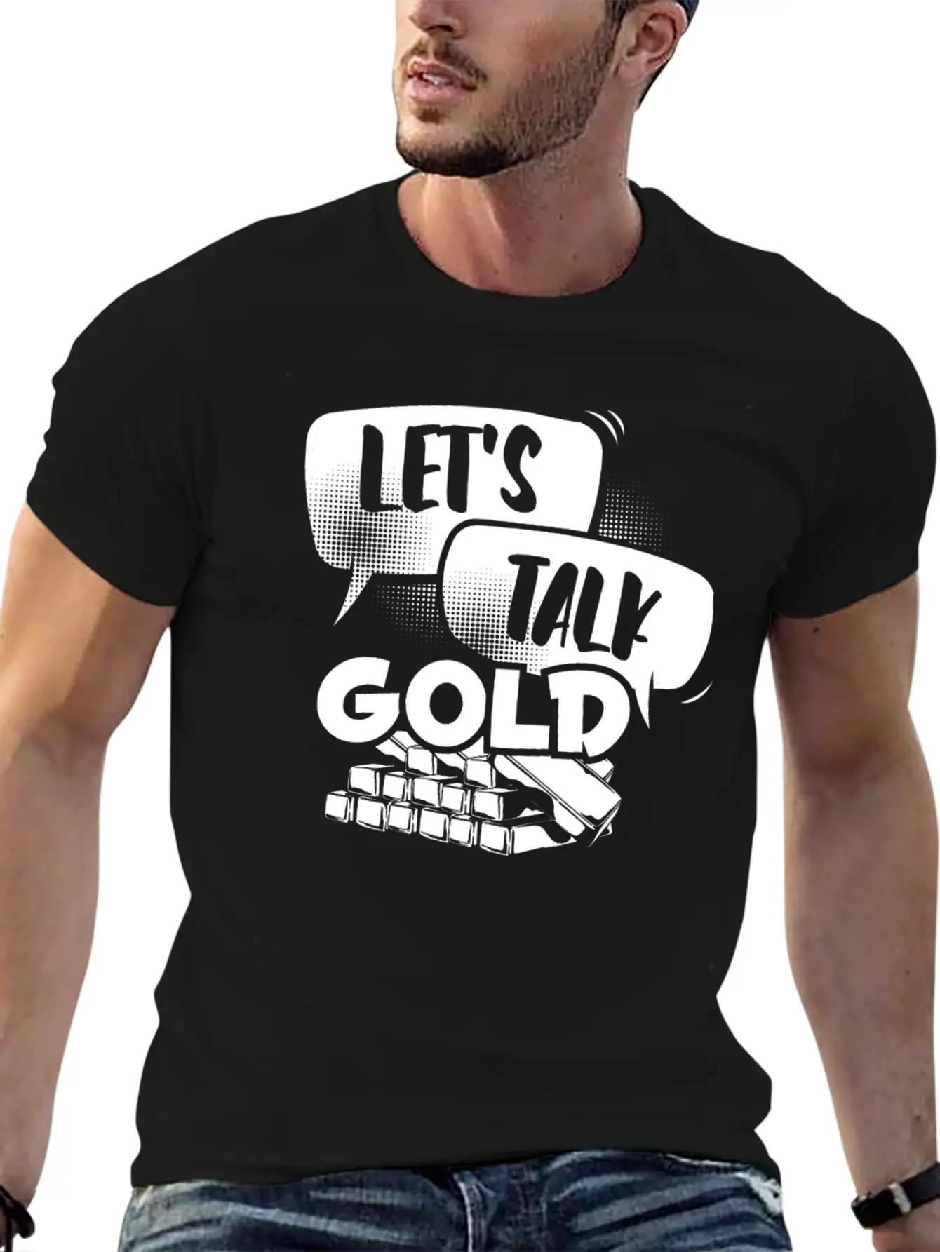 Gold Mining Basic Graphic T-Shirt ¨C Daily Comfort In Soft Cotton