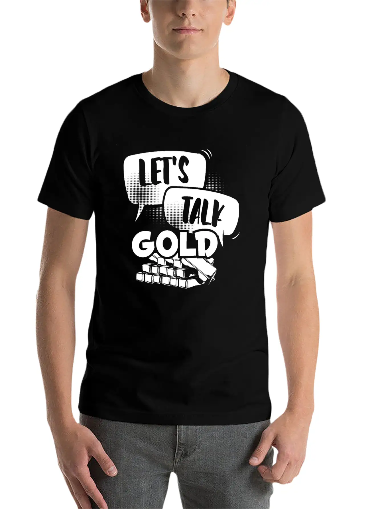 Gold Mining Basic Graphic T-Shirt ¨C Daily Comfort In Soft Cotton