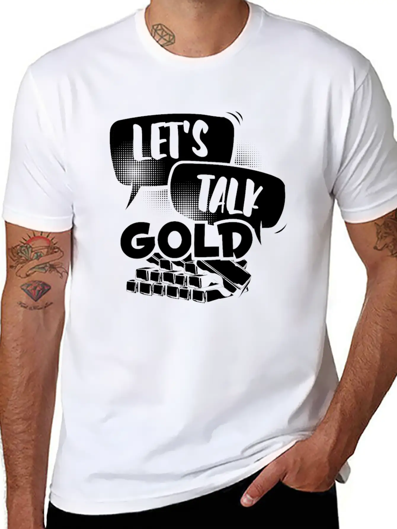 Gold Mining Basic Graphic T-Shirt ¨C Daily Comfort In Soft Cotton