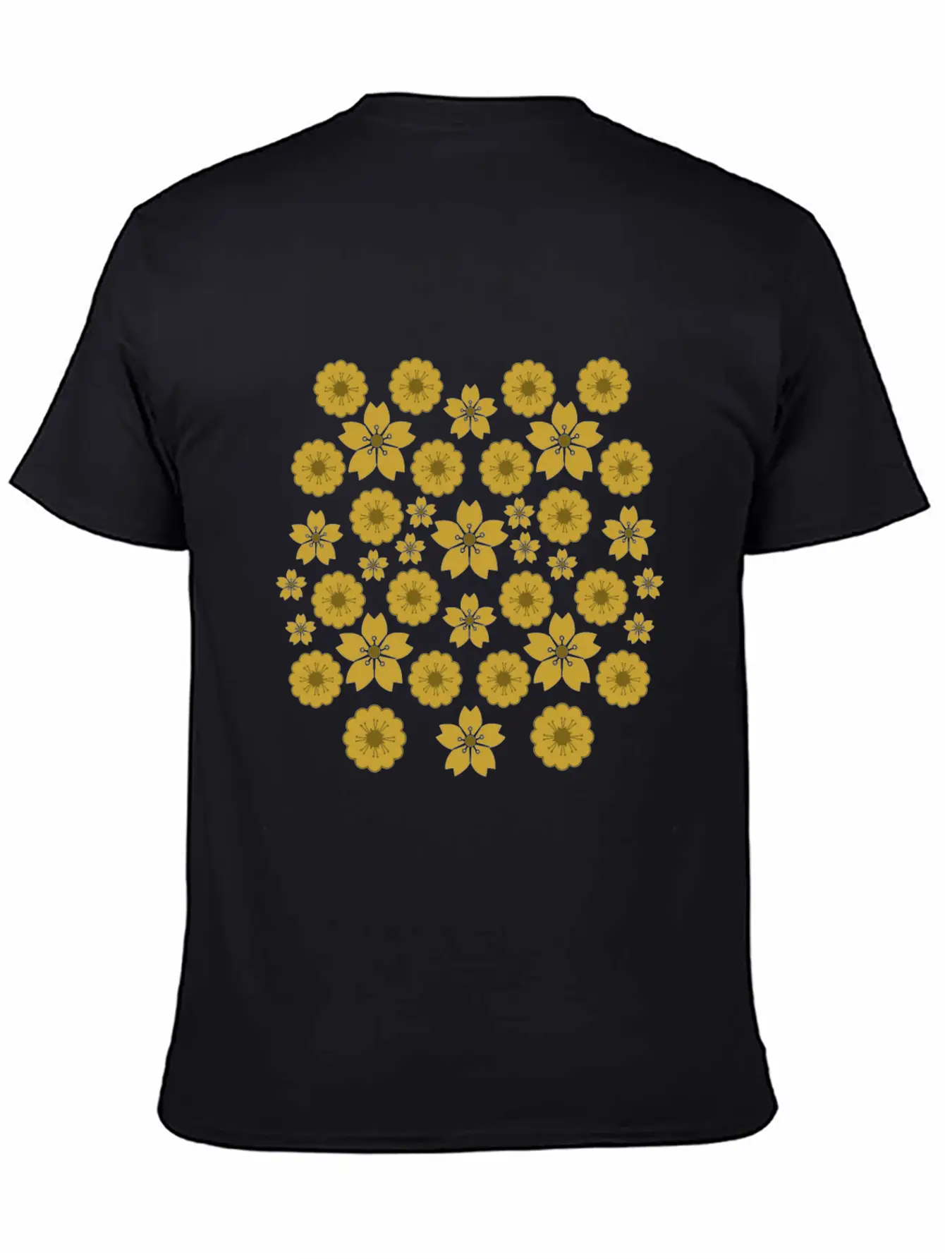 Golden Blossoms Soft Cotton Short Sleeve Tee ¨C Unisex Wardrobe Staple