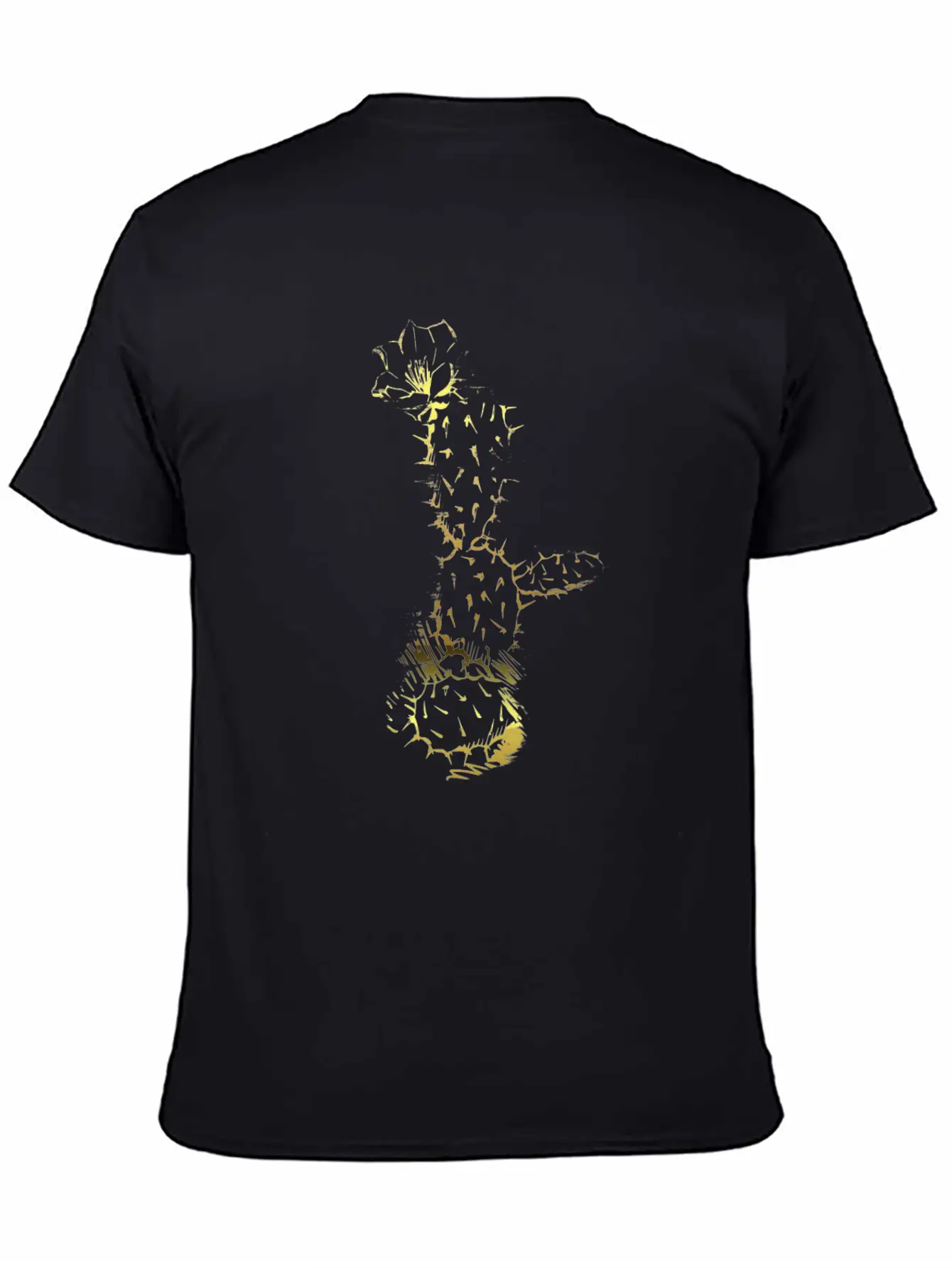 Golden Cactus Soft Cotton Short Sleeve Tee ¨C Unisex Wardrobe Staple