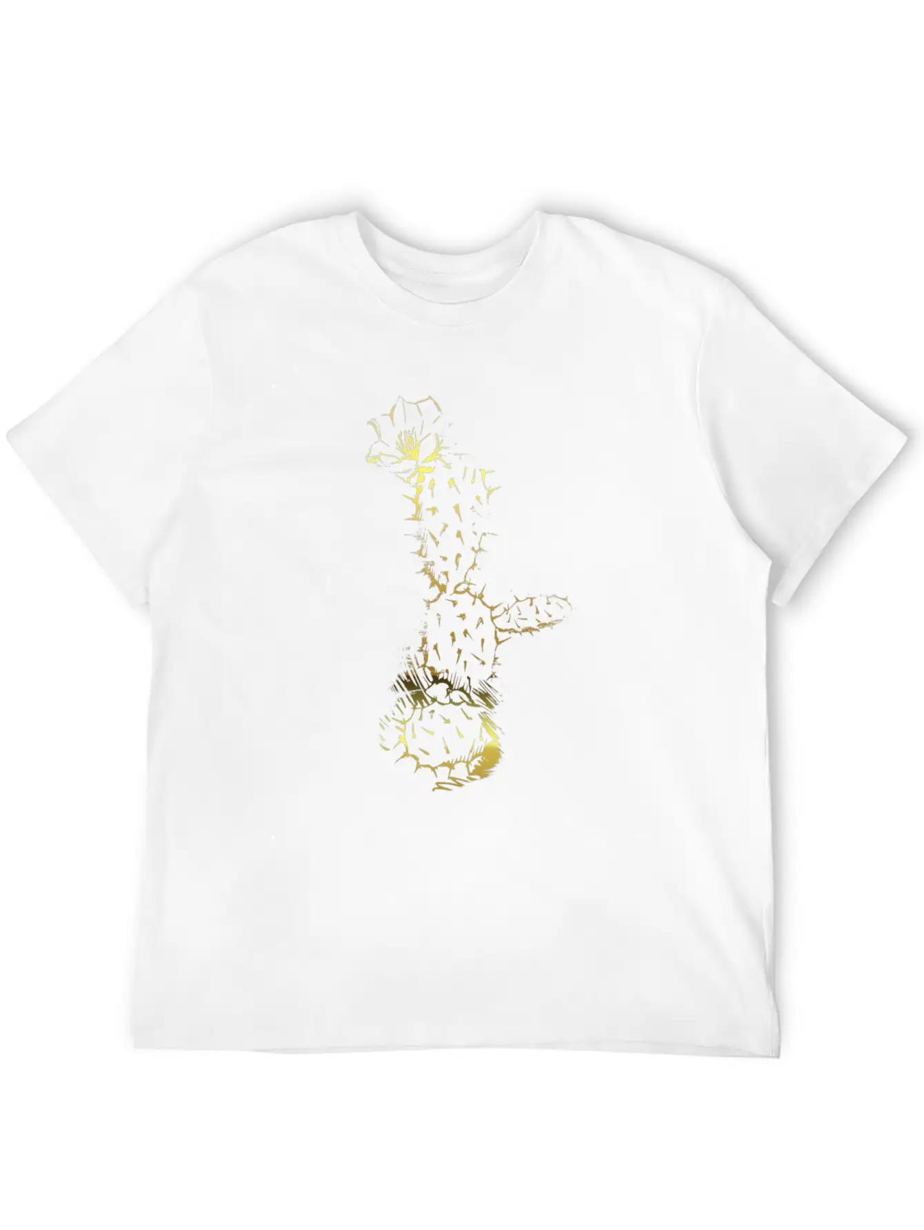 Golden Cactus Soft Cotton Short Sleeve Tee ¨C Unisex Wardrobe Staple