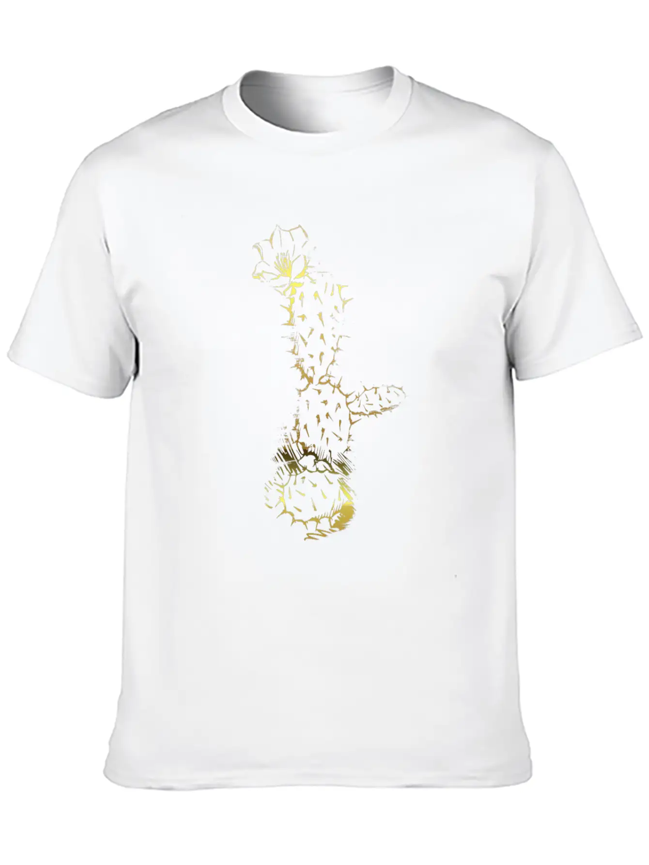 Golden Cactus Soft Cotton Short Sleeve Tee ¨C Unisex Wardrobe Staple