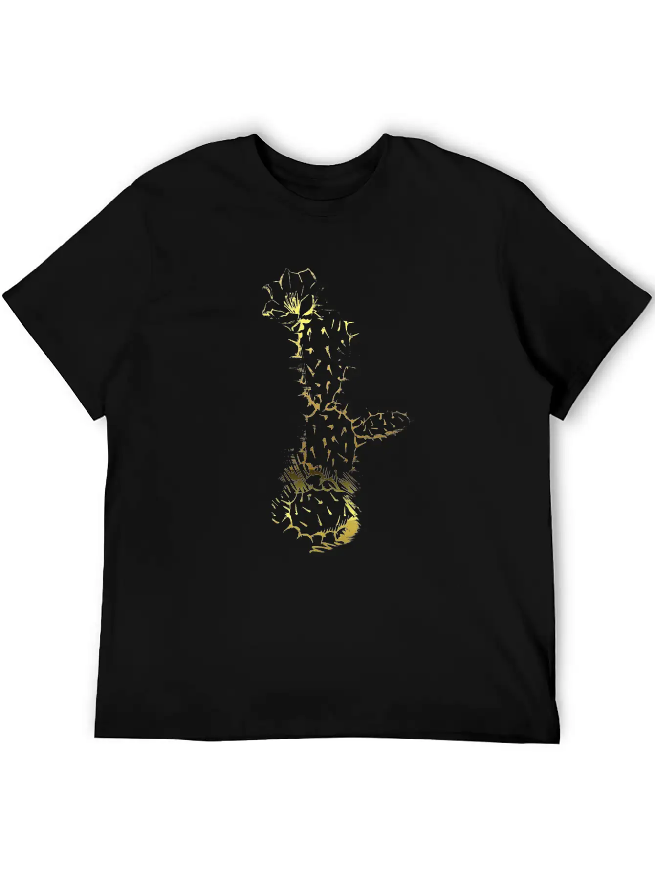 Golden Cactus Soft Cotton Short Sleeve Tee ¨C Unisex Wardrobe Staple