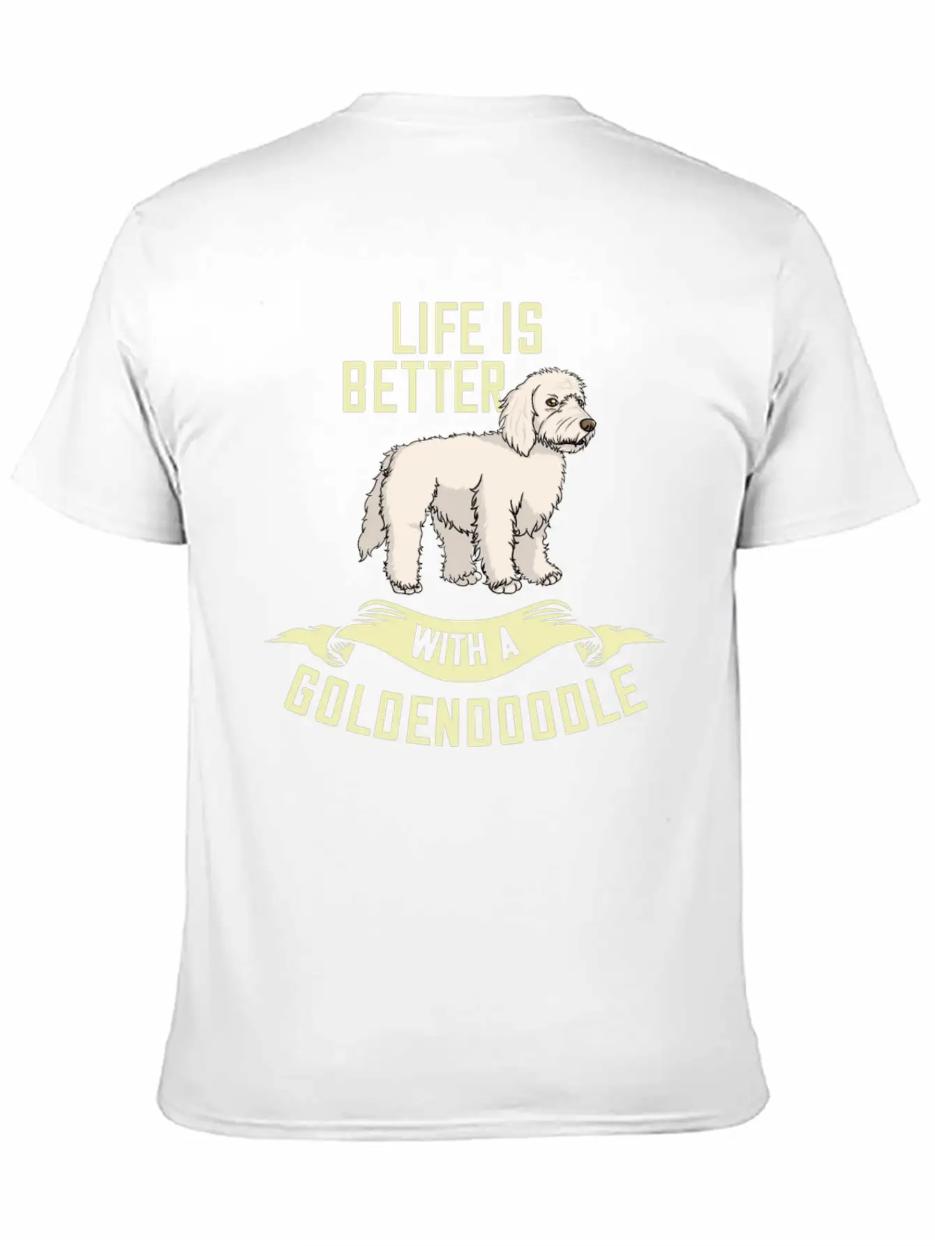 Goldendoodle Dog Gift Doodle Puppies Owner Lover Essential Cotton Tee For Daily Outfits ¨C Unisex Style