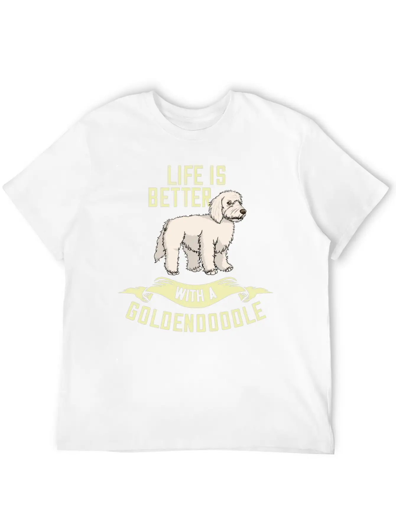 Goldendoodle Dog Gift Doodle Puppies Owner Lover Essential Cotton Tee For Daily Outfits ¨C Unisex Style
