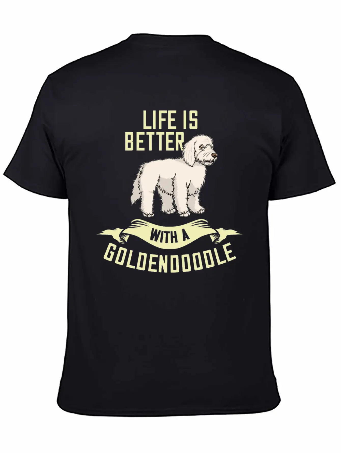 Goldendoodle Dog Gift Doodle Puppies Owner Lover Essential Cotton Tee For Daily Outfits ¨C Unisex Style