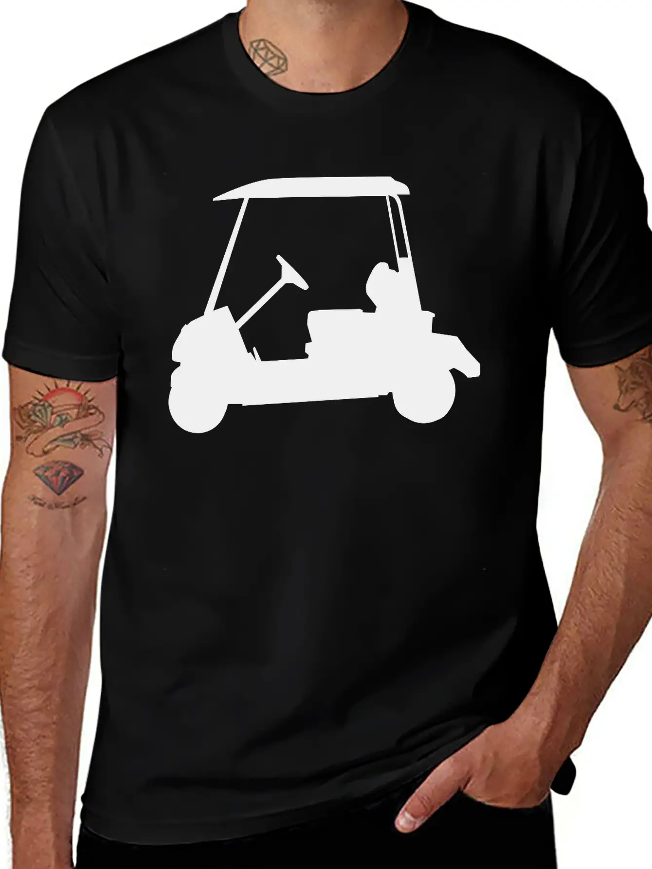 Golf - Golf Car Essential Cotton Tee For Daily Outfits ¨C Unisex Style
