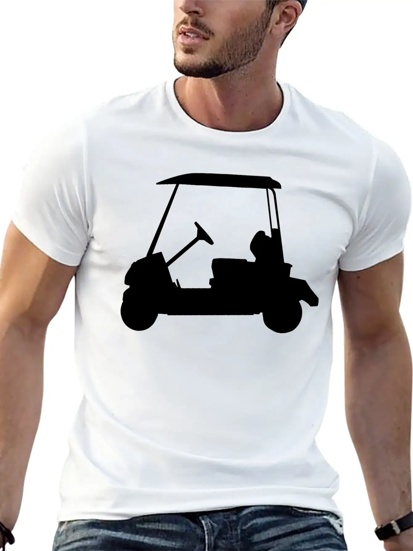 Golf - Golf Car Essential Cotton Tee For Daily Outfits ¨C Unisex Style