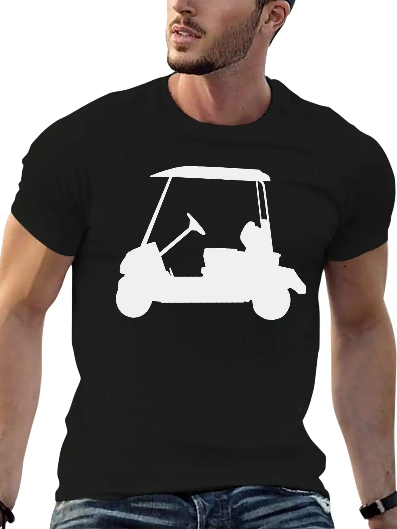 Golf - Golf Car Essential Cotton Tee For Daily Outfits ¨C Unisex Style