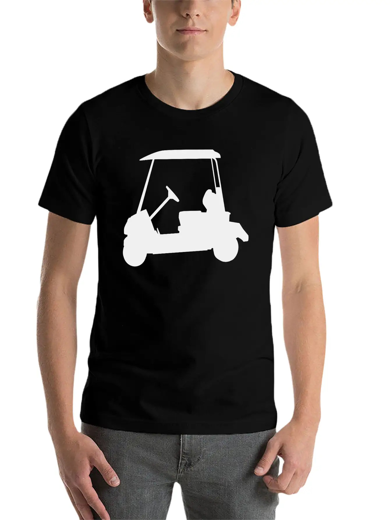 Golf - Golf Car Essential Cotton Tee For Daily Outfits ¨C Unisex Style
