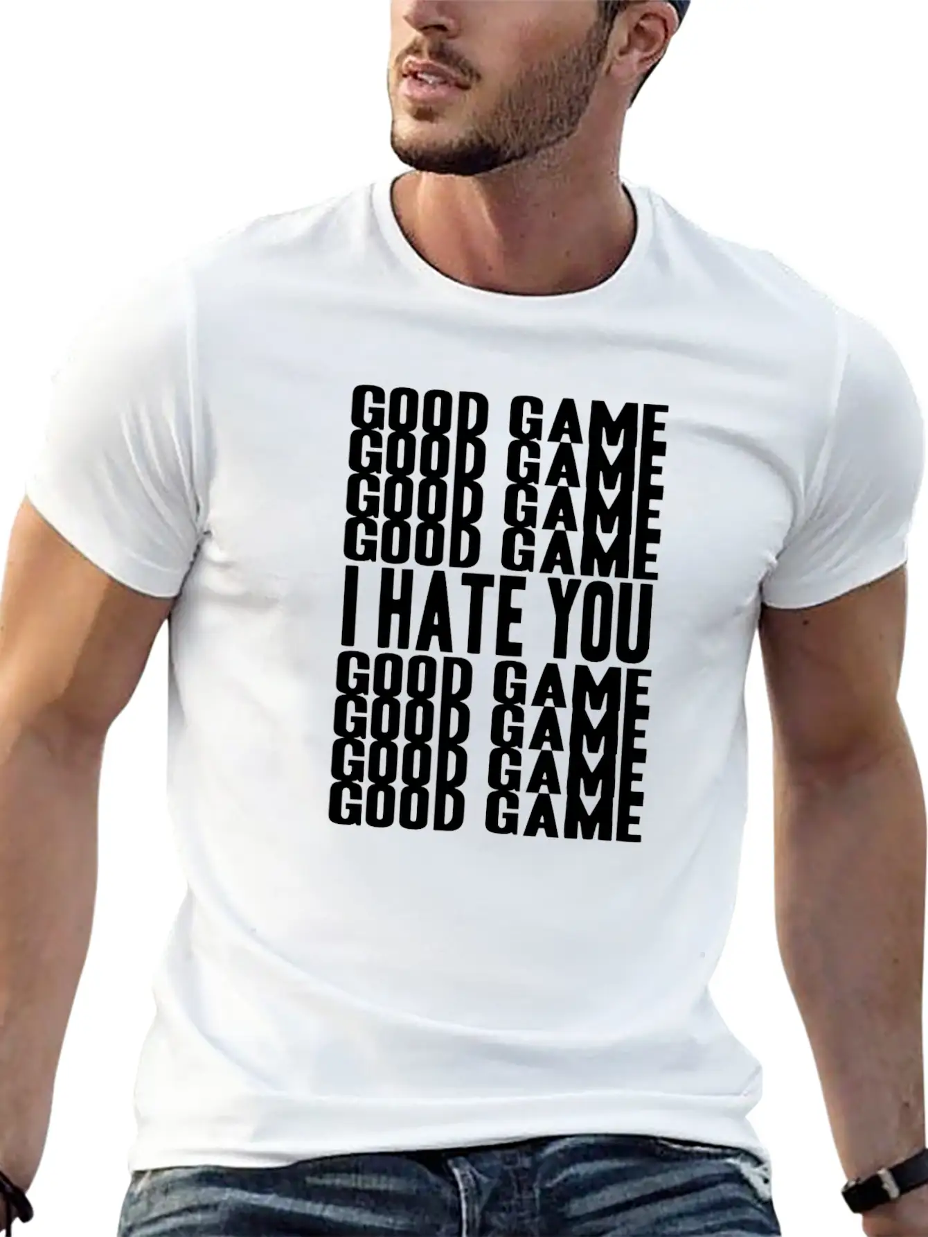 GOOD GAME I HATE GOOD GAME! GAMER GIFT IDEA Soft Cotton Short Sleeve Tee ¨C Unisex Wardrobe Staple