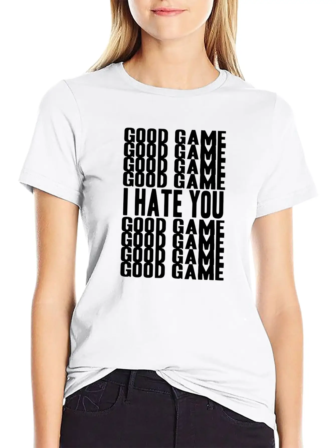 GOOD GAME I HATE GOOD GAME! GAMER GIFT IDEA Soft Cotton Short Sleeve Tee ¨C Unisex Wardrobe Staple