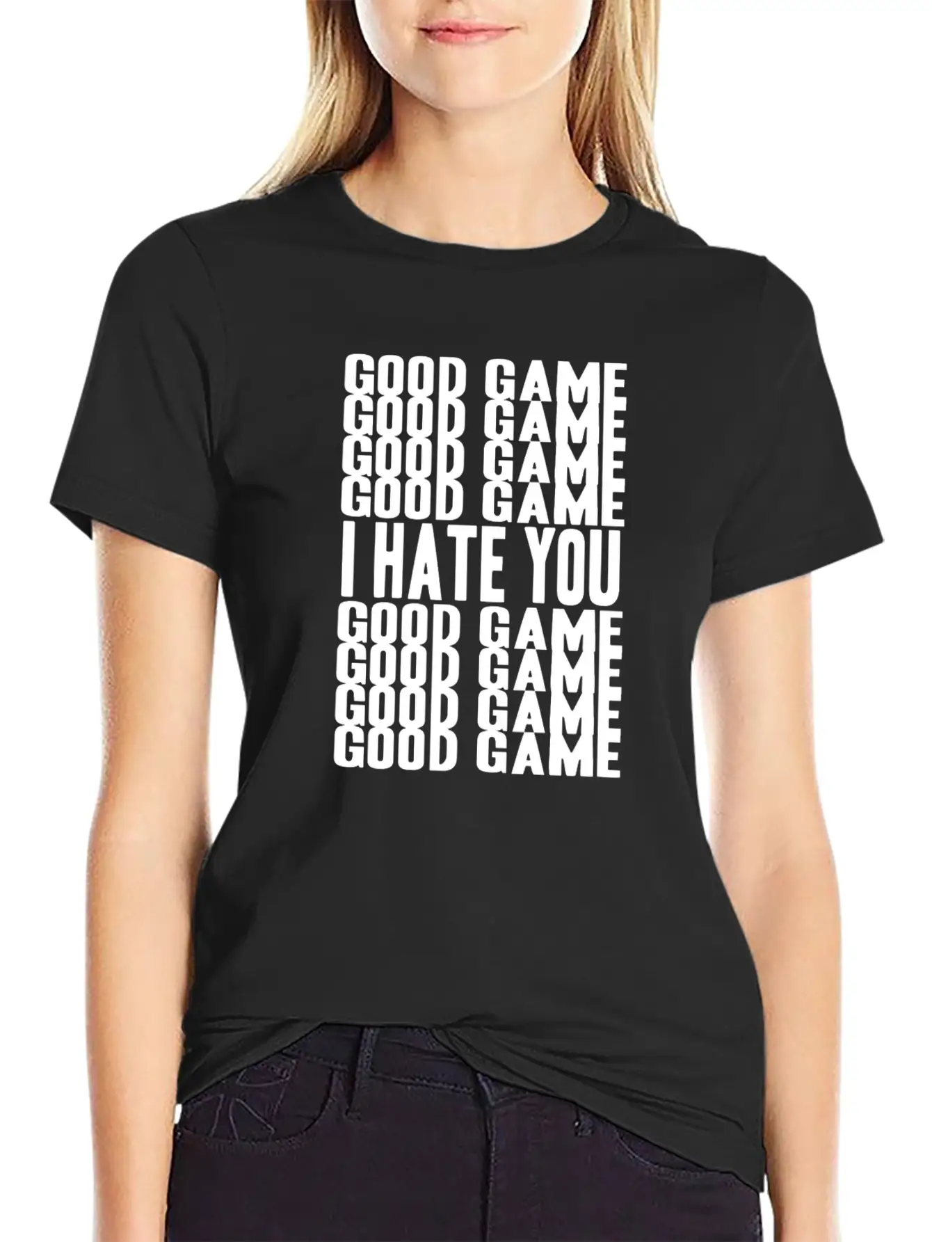 GOOD GAME I HATE GOOD GAME! GAMER GIFT IDEA Soft Cotton Short Sleeve Tee ¨C Unisex Wardrobe Staple