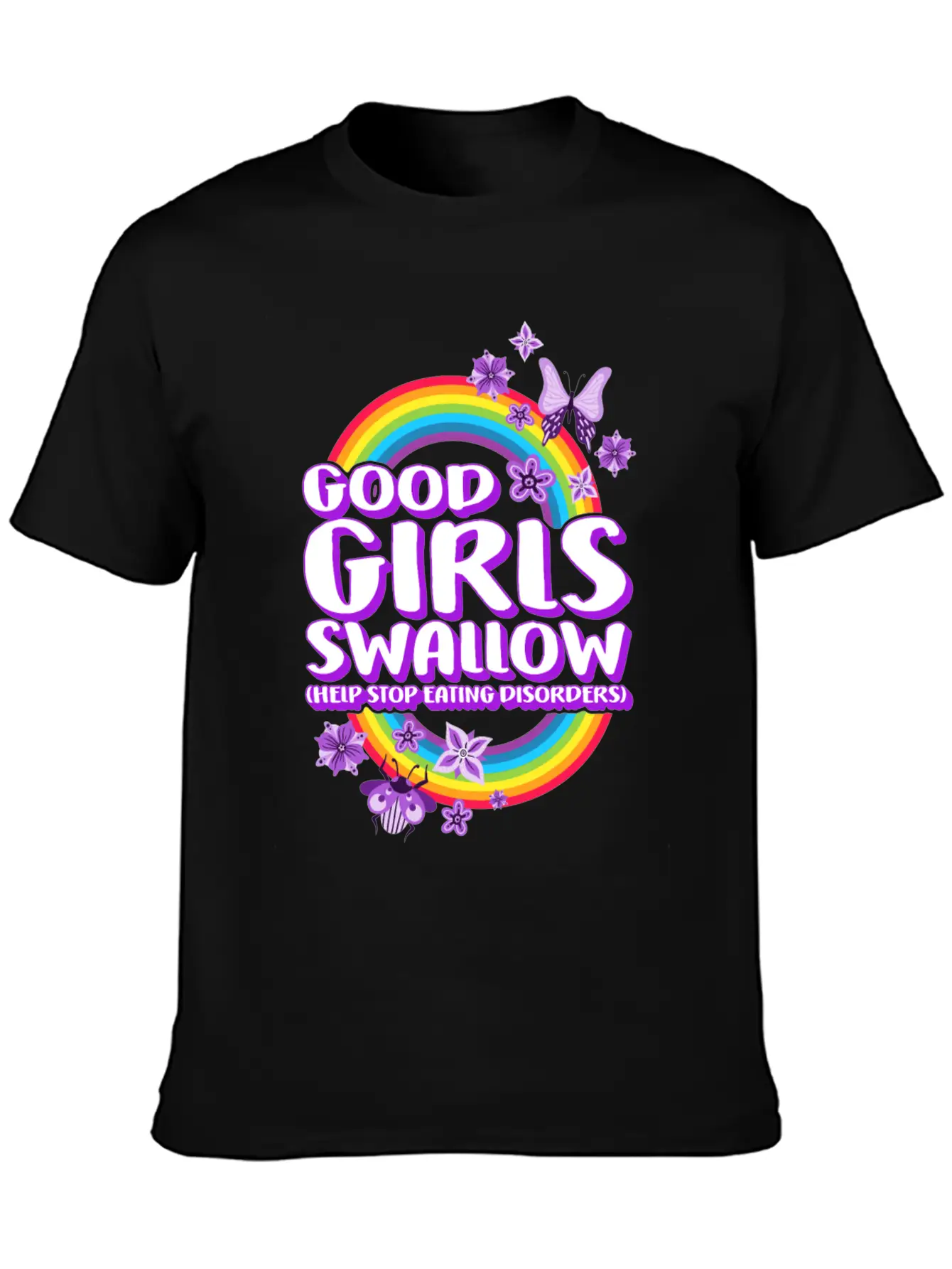 Good Girls Swallow, Eating Disorder Recovery Soft Cotton Short Sleeve Tee ¨C Unisex Wardrobe Staple