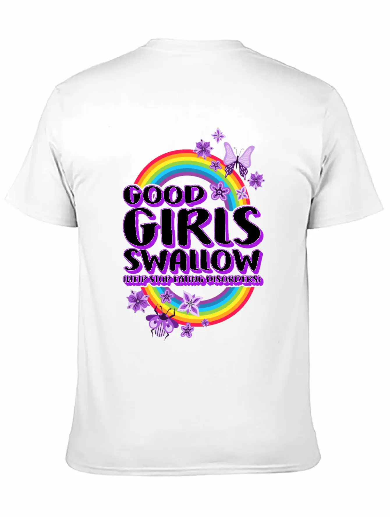 Good Girls Swallow, Eating Disorder Recovery Soft Cotton Short Sleeve Tee ¨C Unisex Wardrobe Staple