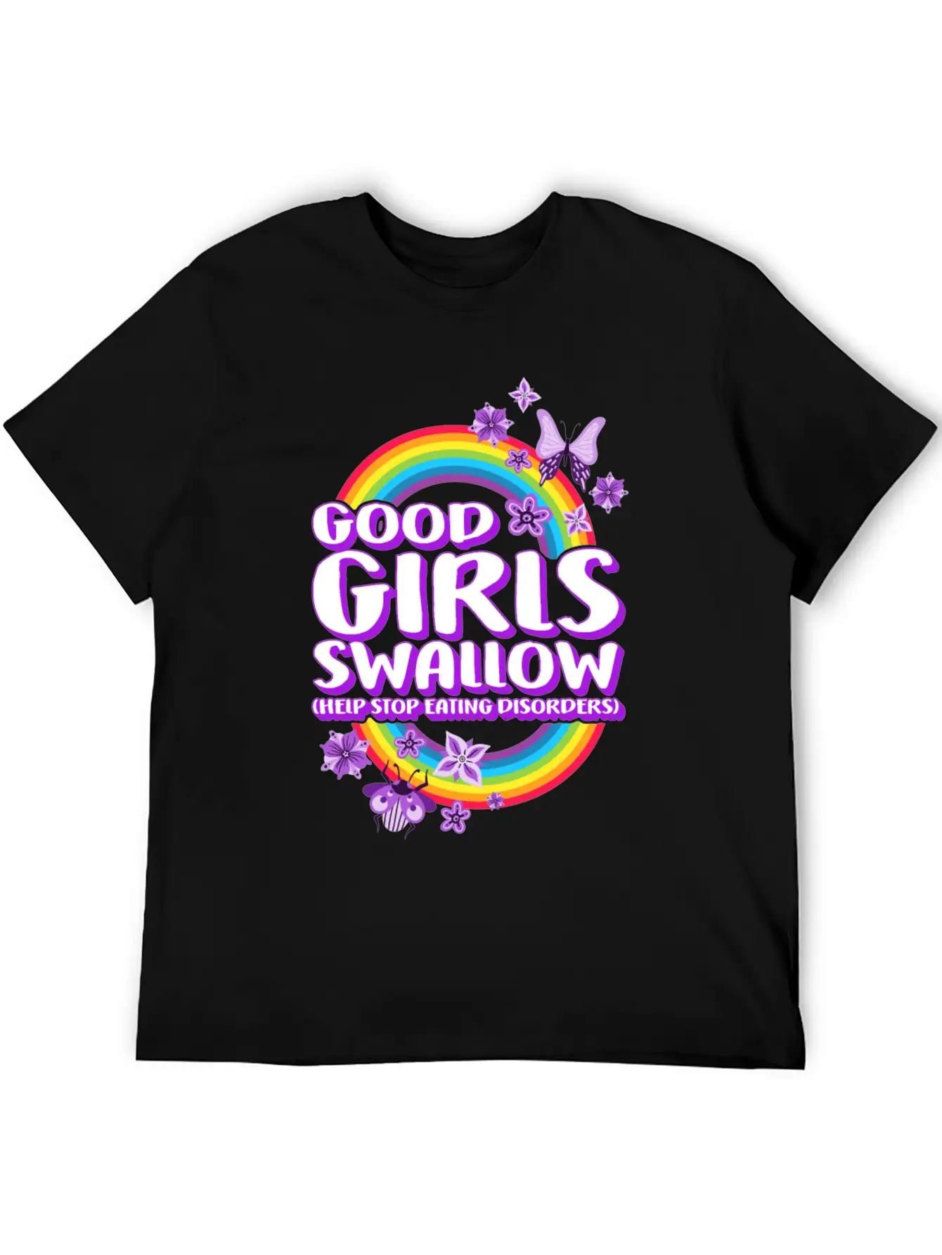 Good Girls Swallow, Eating Disorder Recovery Soft Cotton Short Sleeve Tee ¨C Unisex Wardrobe Staple