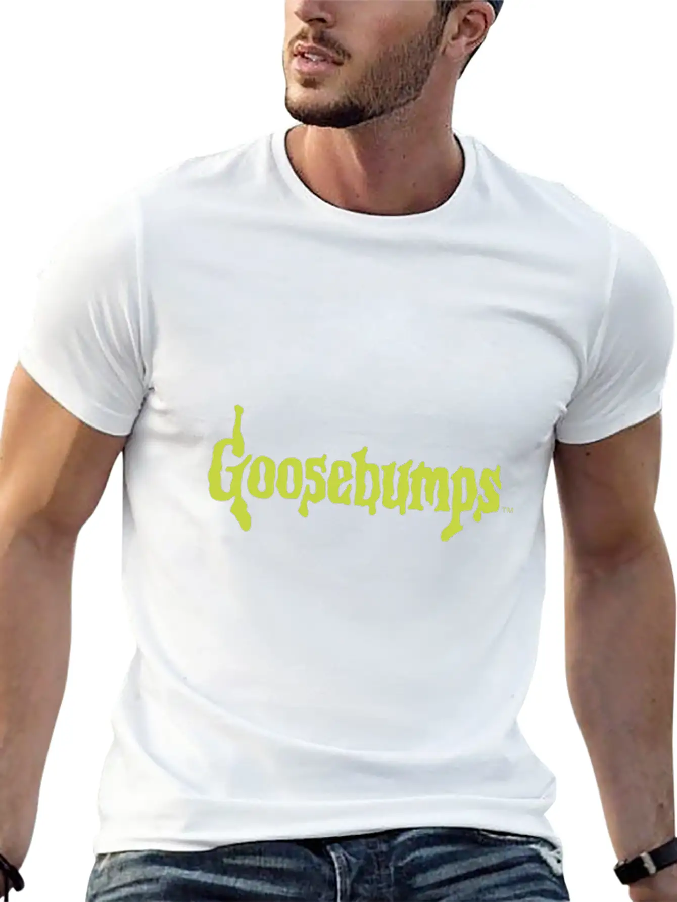 Goosebumps Classic Slime Title Gift Tee Essential Cotton Tee For Daily Outfits ¨C Unisex Style