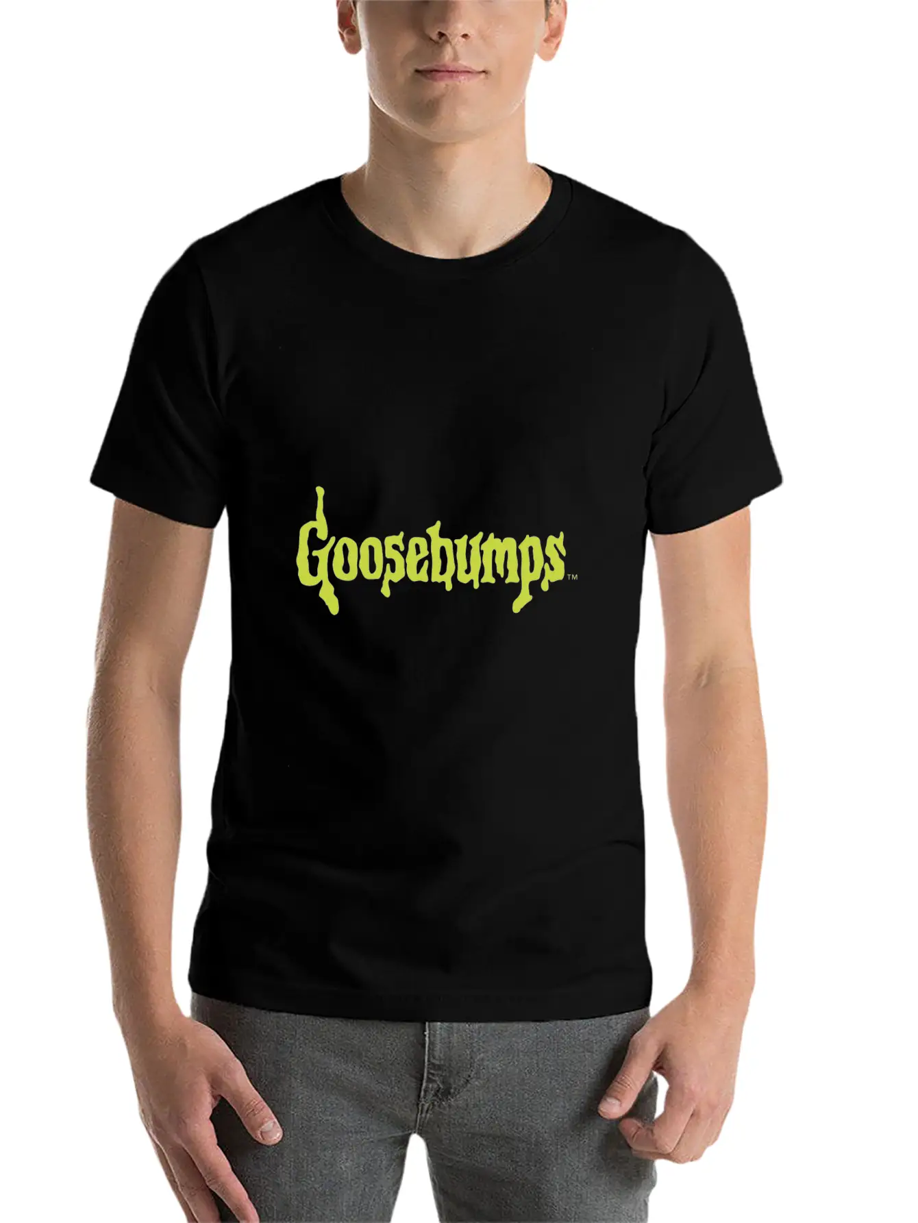 Goosebumps Classic Slime Title Gift Tee Essential Cotton Tee For Daily Outfits ¨C Unisex Style