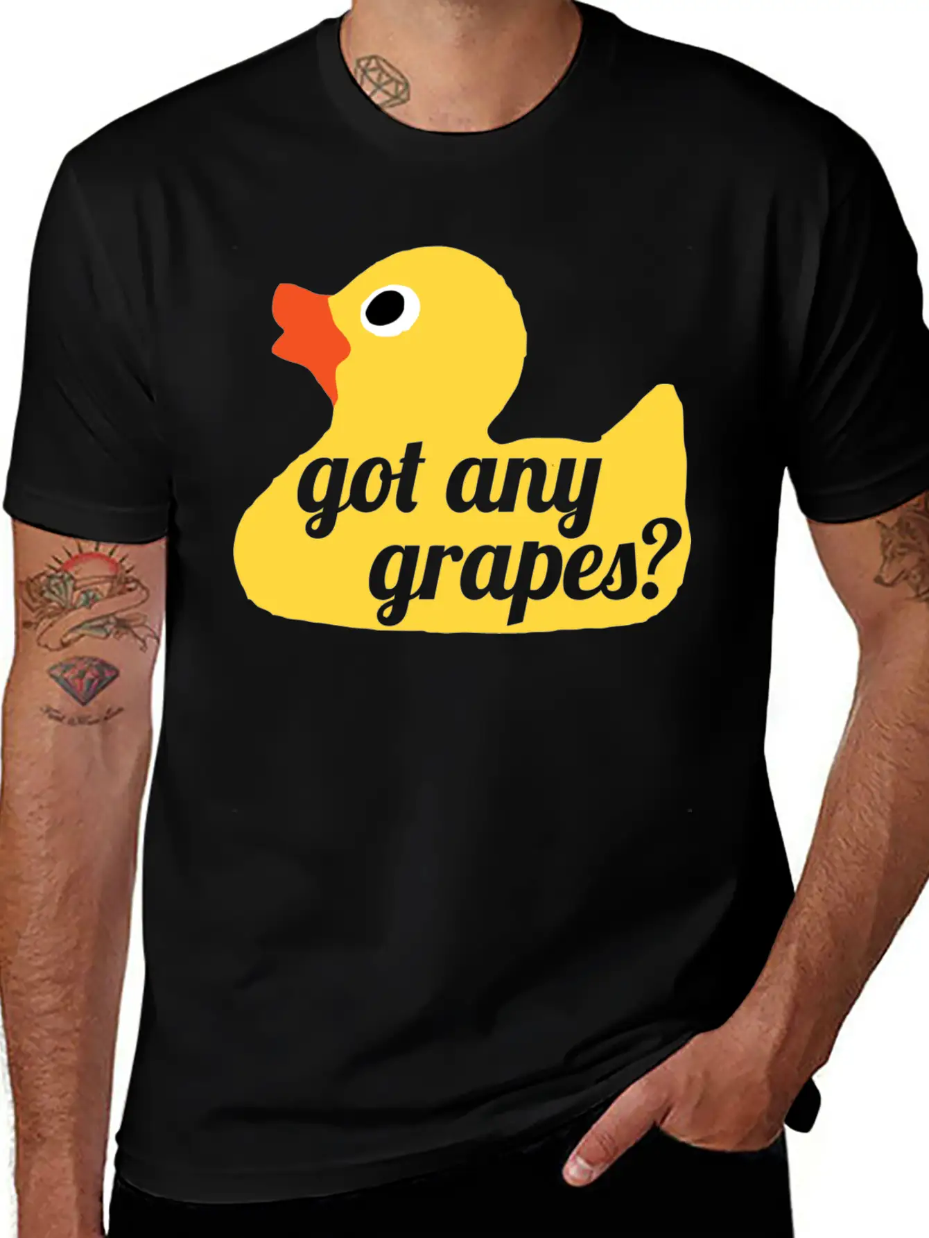 Got Any Grapes Duck Song Lemonade Essential Cotton Tee For Daily Outfits ¨C Unisex Style