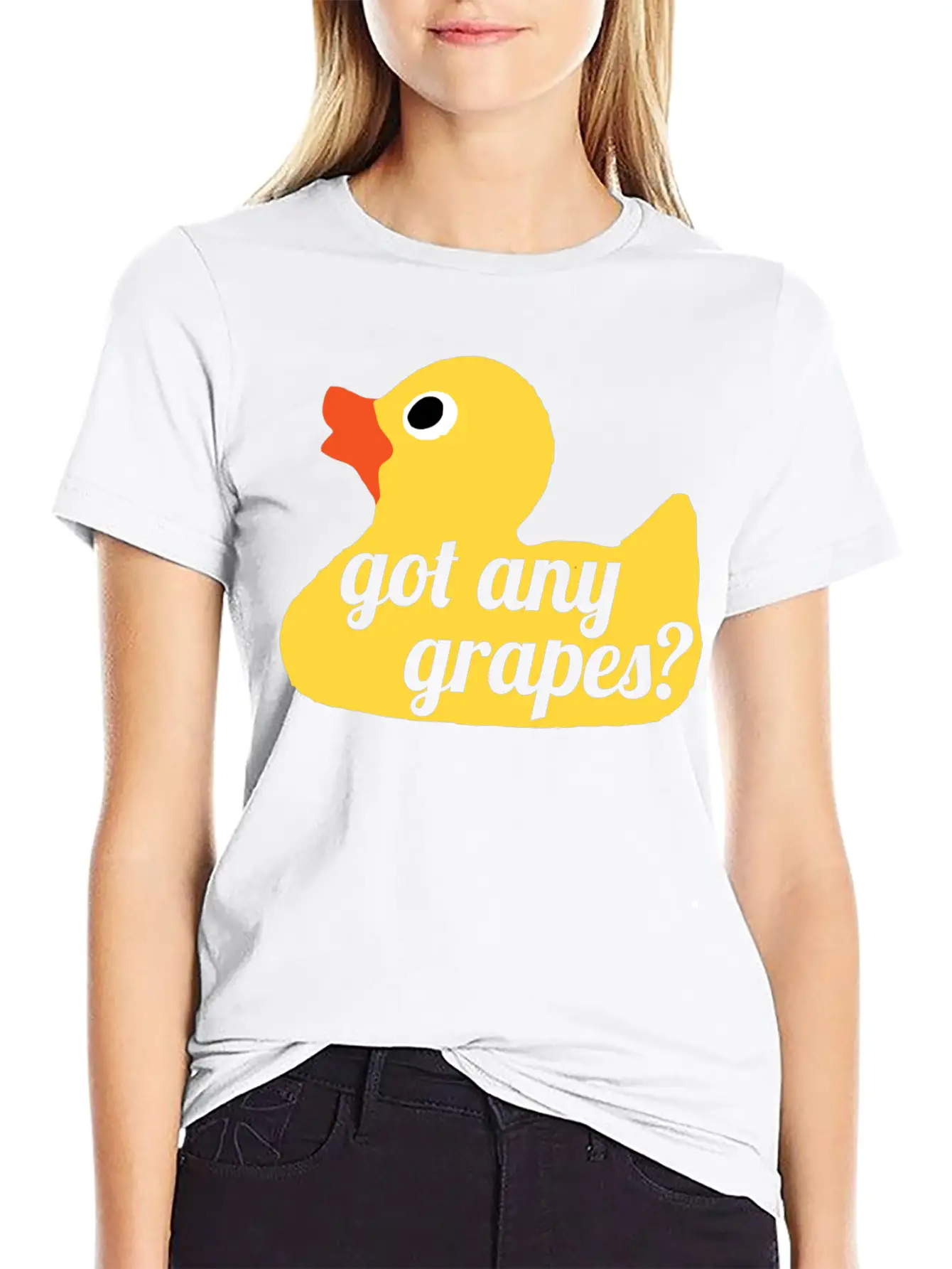 Got Any Grapes Duck Song Lemonade Essential Cotton Tee For Daily Outfits ¨C Unisex Style