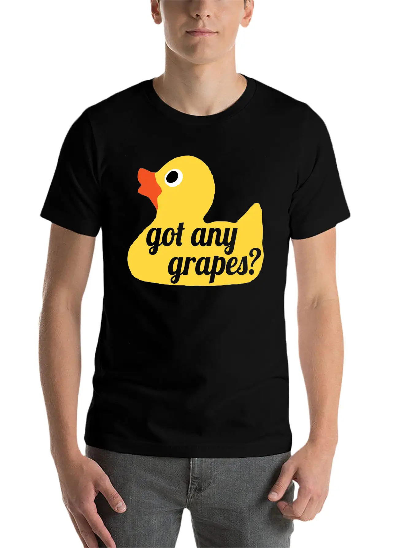 Got Any Grapes Duck Song Lemonade Essential Cotton Tee For Daily Outfits ¨C Unisex Style