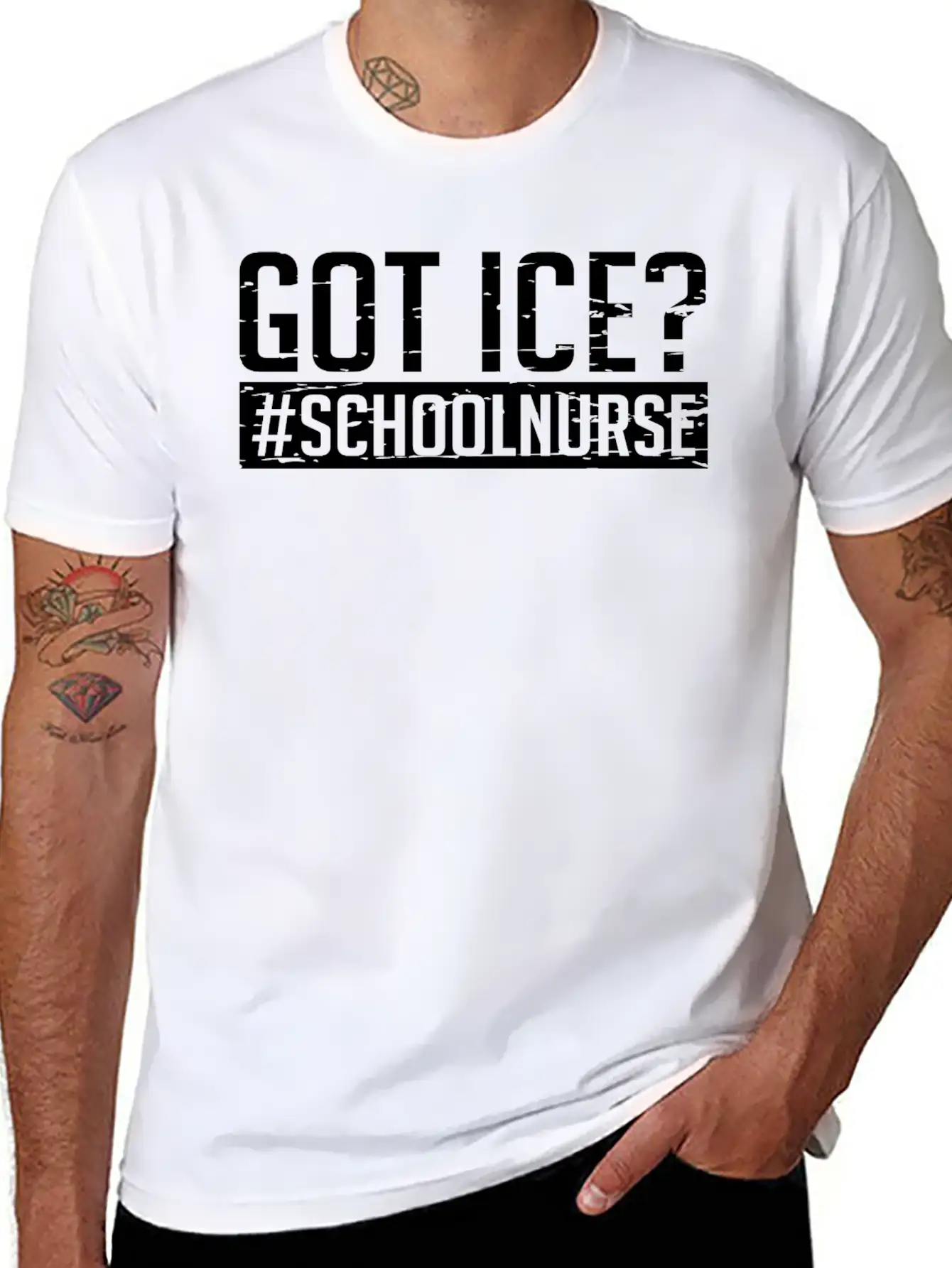 Got ICE Schoolnurse Soft Cotton Short Sleeve Tee ¨C Unisex Wardrobe Staple
