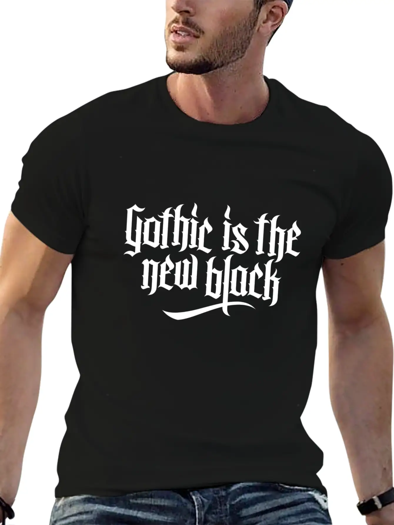 Gothic Is The New Black Basic Graphic T-Shirt ¨C Daily Comfort In Soft Cotton