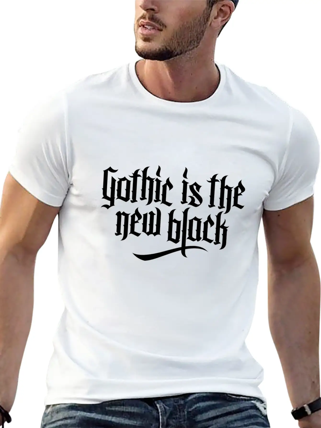 Gothic Is The New Black Basic Graphic T-Shirt ¨C Daily Comfort In Soft Cotton