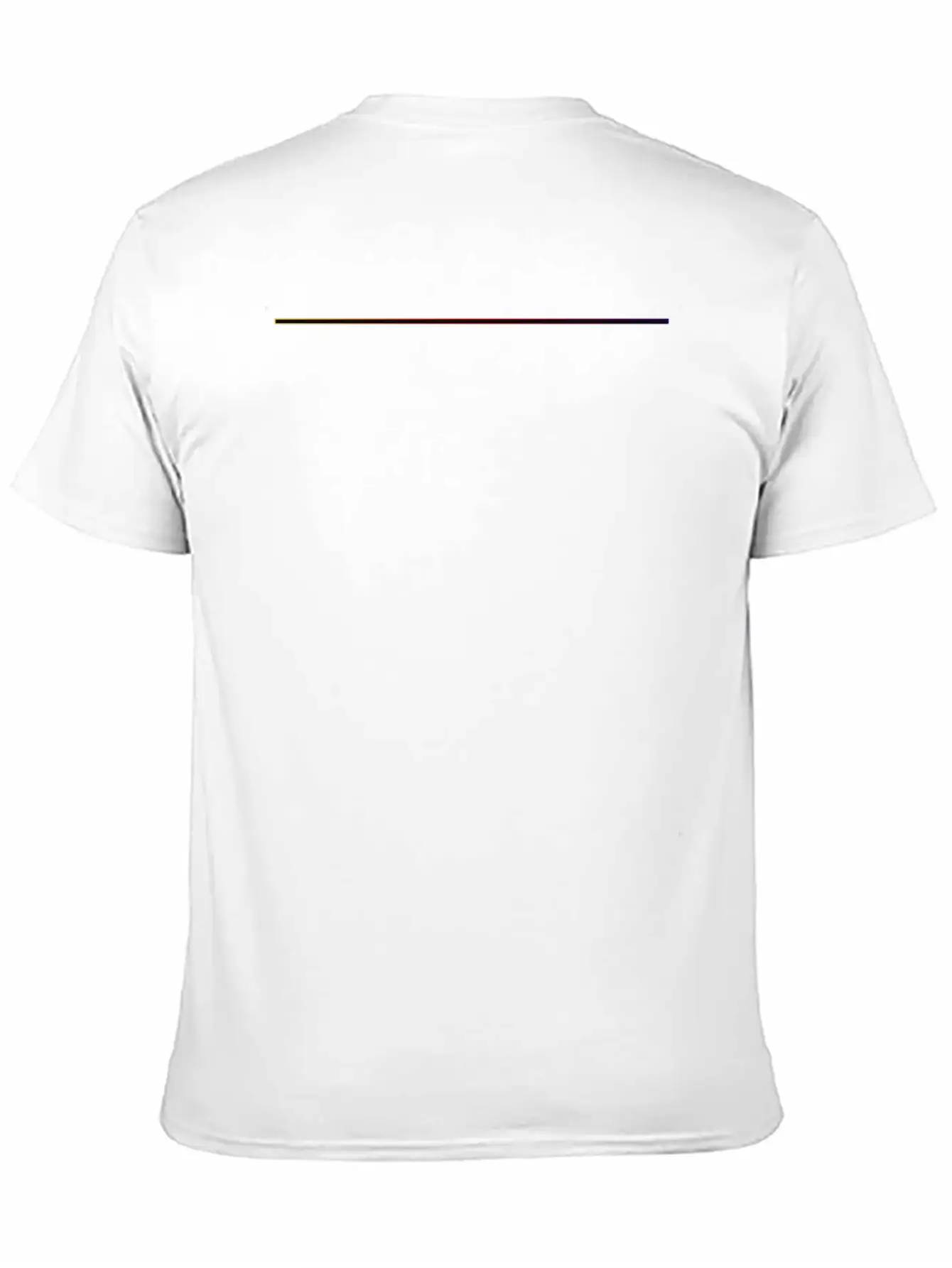 Gradient Line Basic Graphic T-Shirt ¨C Daily Comfort In Soft Cotton