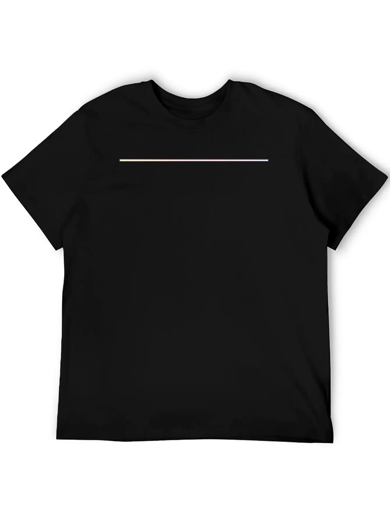 Gradient Line Basic Graphic T-Shirt ¨C Daily Comfort In Soft Cotton
