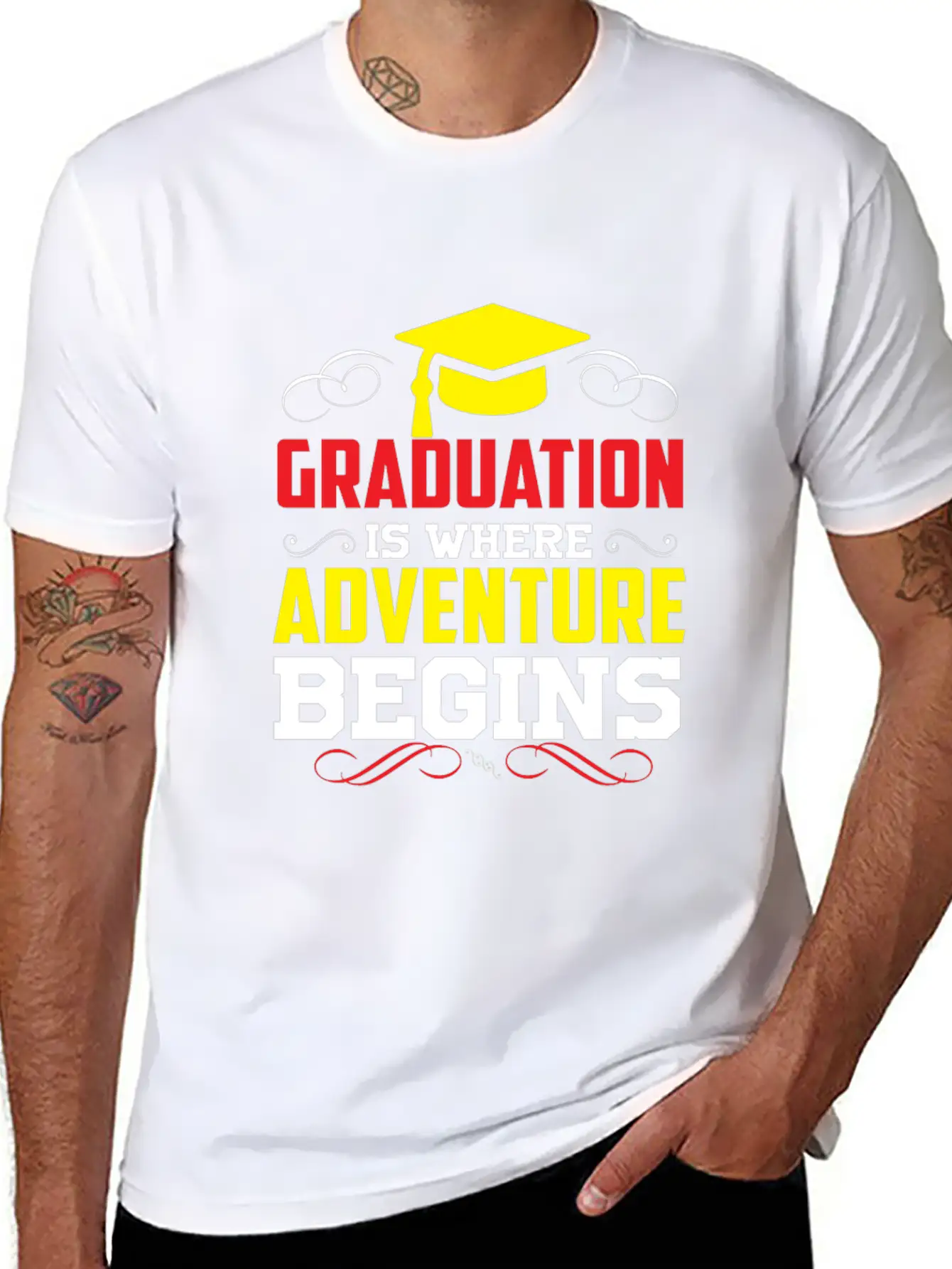 Graduation Is Where-inspiration Disign Soft Cotton Short Sleeve Tee ¨C Unisex Wardrobe Staple