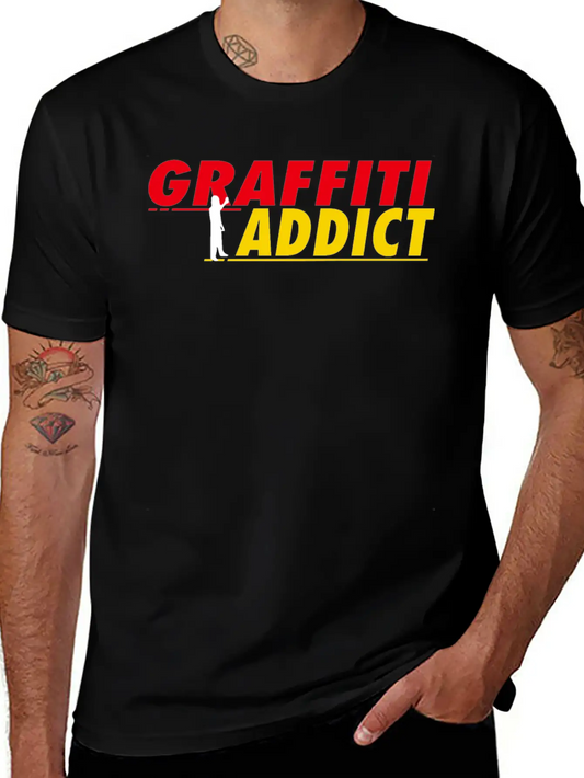 Graffiti Addict Essential Cotton Tee For Daily Outfits ¨C Unisex Style