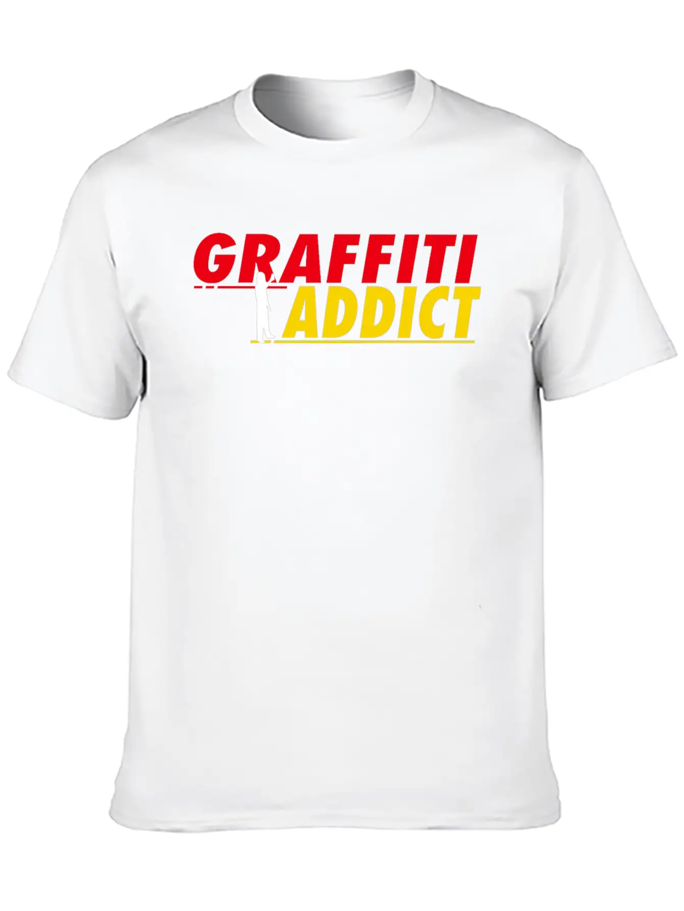 Graffiti Addict Essential Cotton Tee For Daily Outfits ¨C Unisex Style