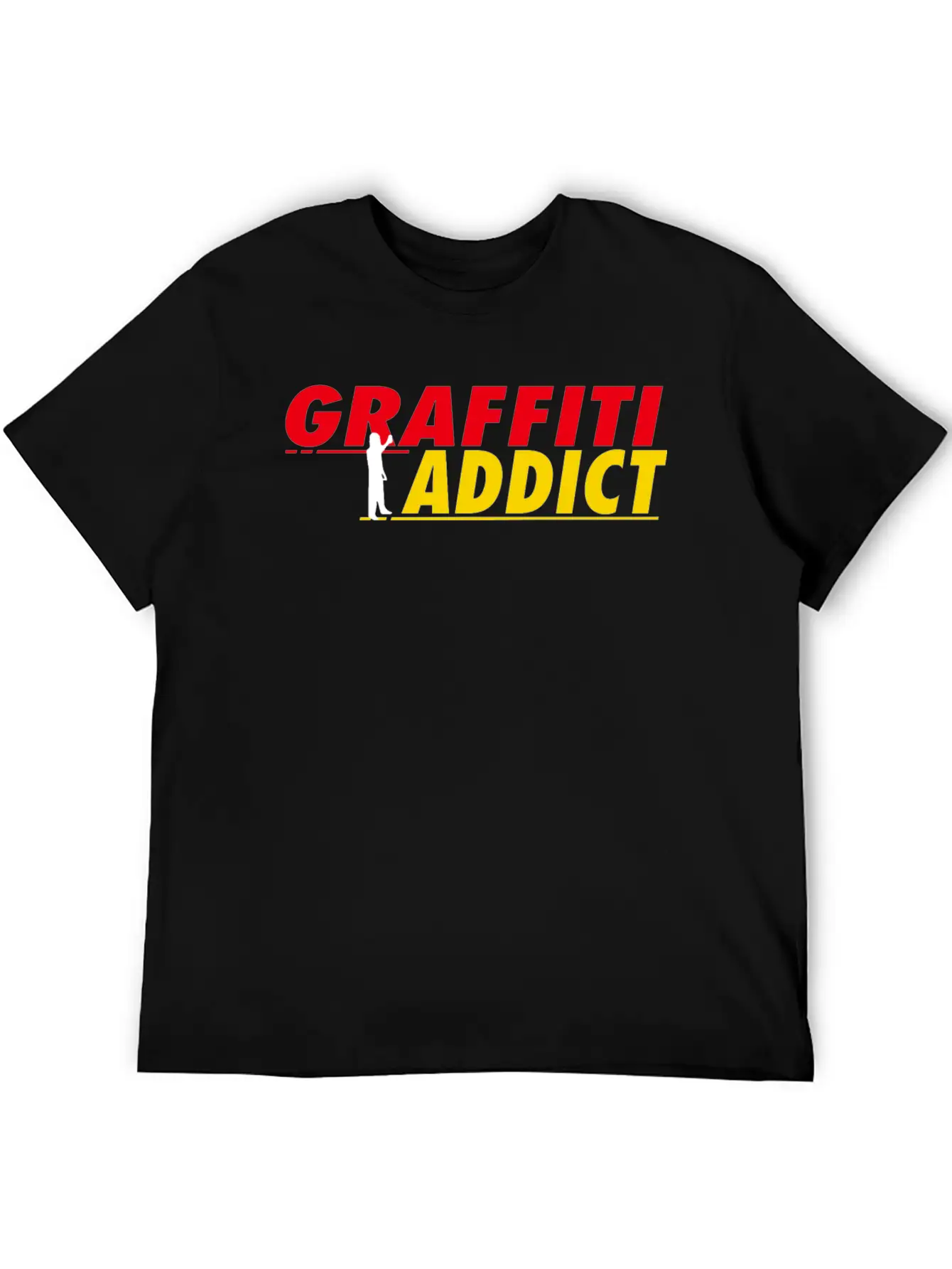 Graffiti Addict Essential Cotton Tee For Daily Outfits ¨C Unisex Style
