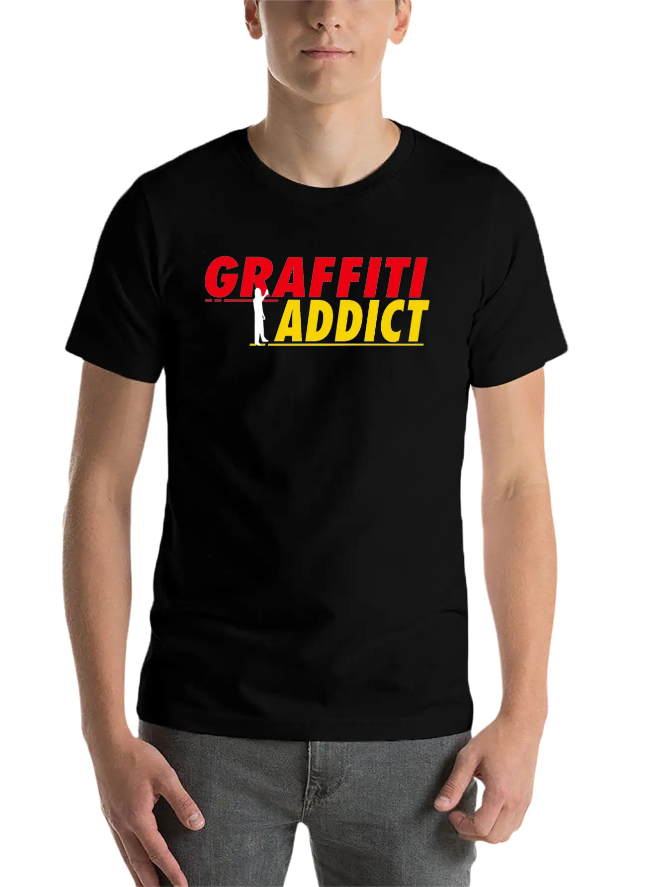 Graffiti Addict Essential Cotton Tee For Daily Outfits ¨C Unisex Style