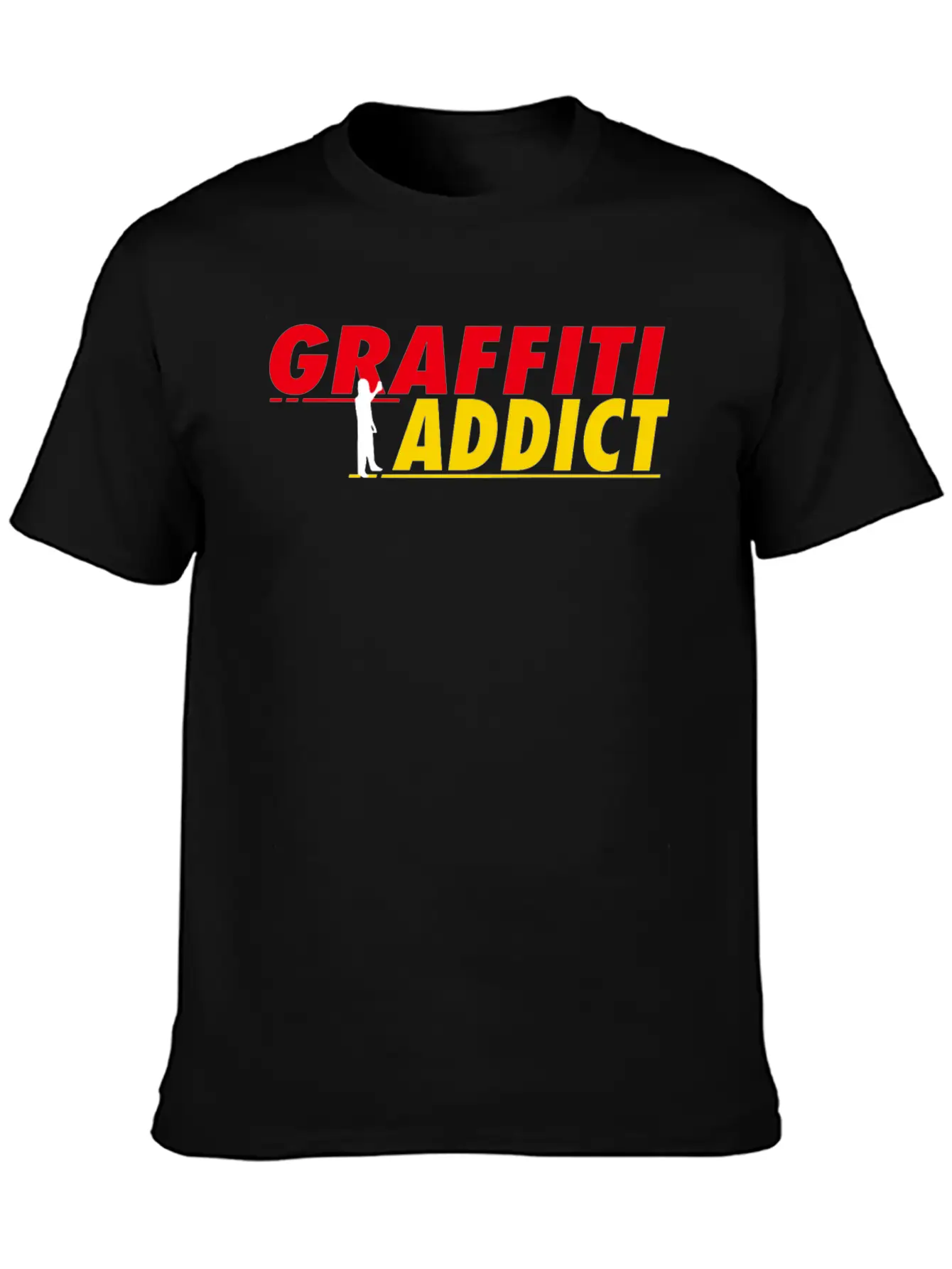 Graffiti Addict Essential Cotton Tee For Daily Outfits ¨C Unisex Style