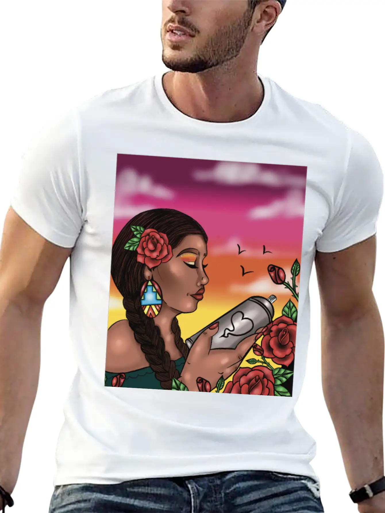 Graffiti Garden Soft Cotton Short Sleeve Tee ¨C Unisex Wardrobe Staple