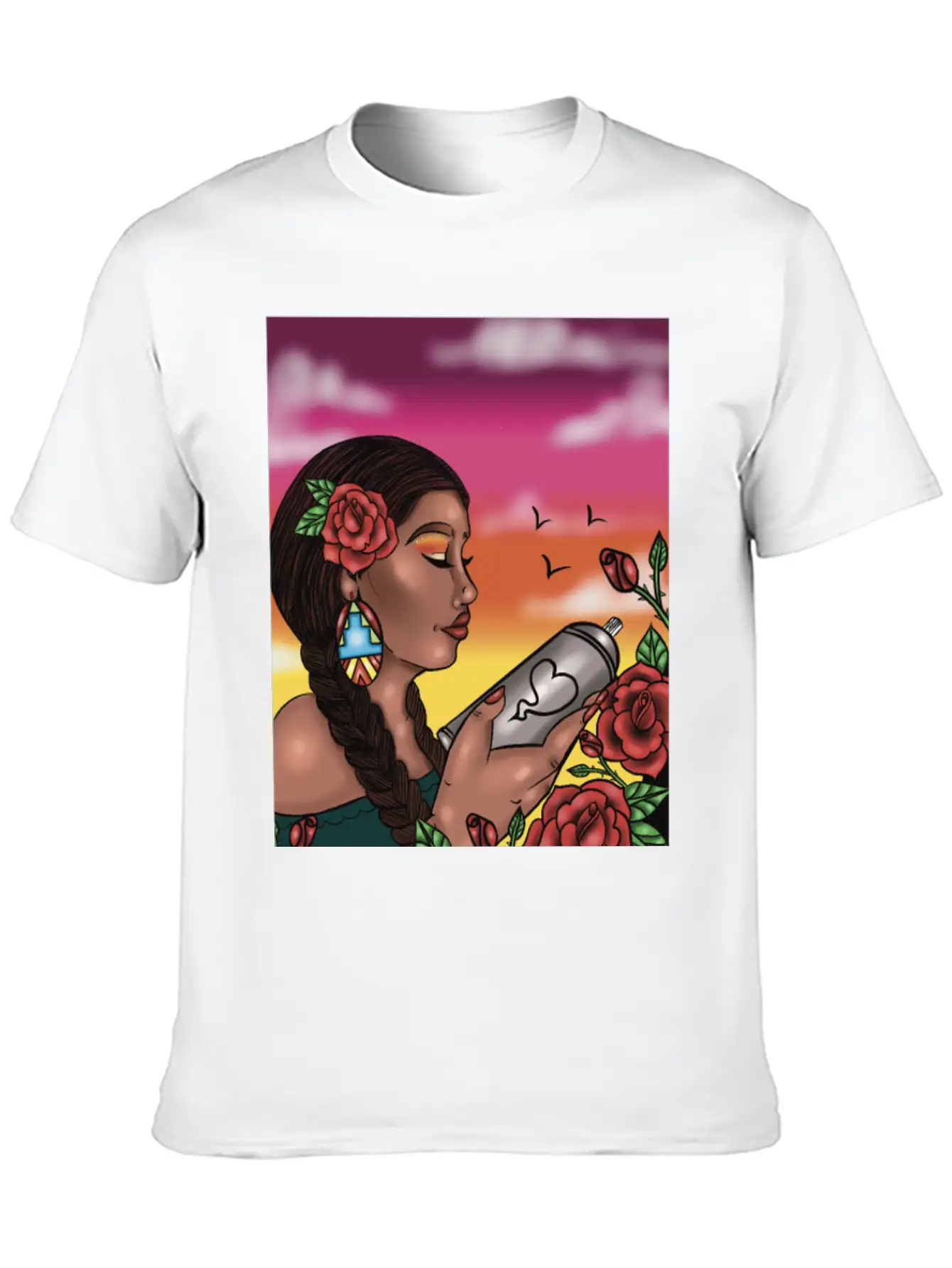 Graffiti Garden Soft Cotton Short Sleeve Tee ¨C Unisex Wardrobe Staple