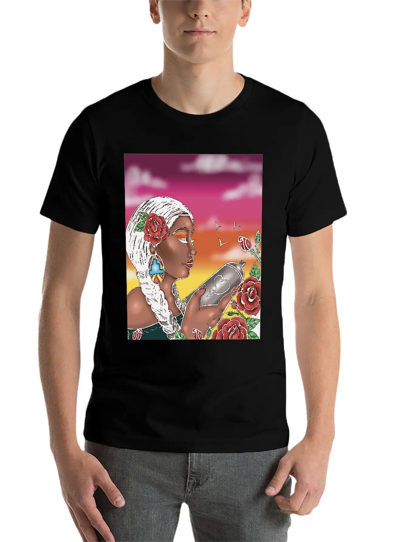 Graffiti Garden Soft Cotton Short Sleeve Tee ¨C Unisex Wardrobe Staple