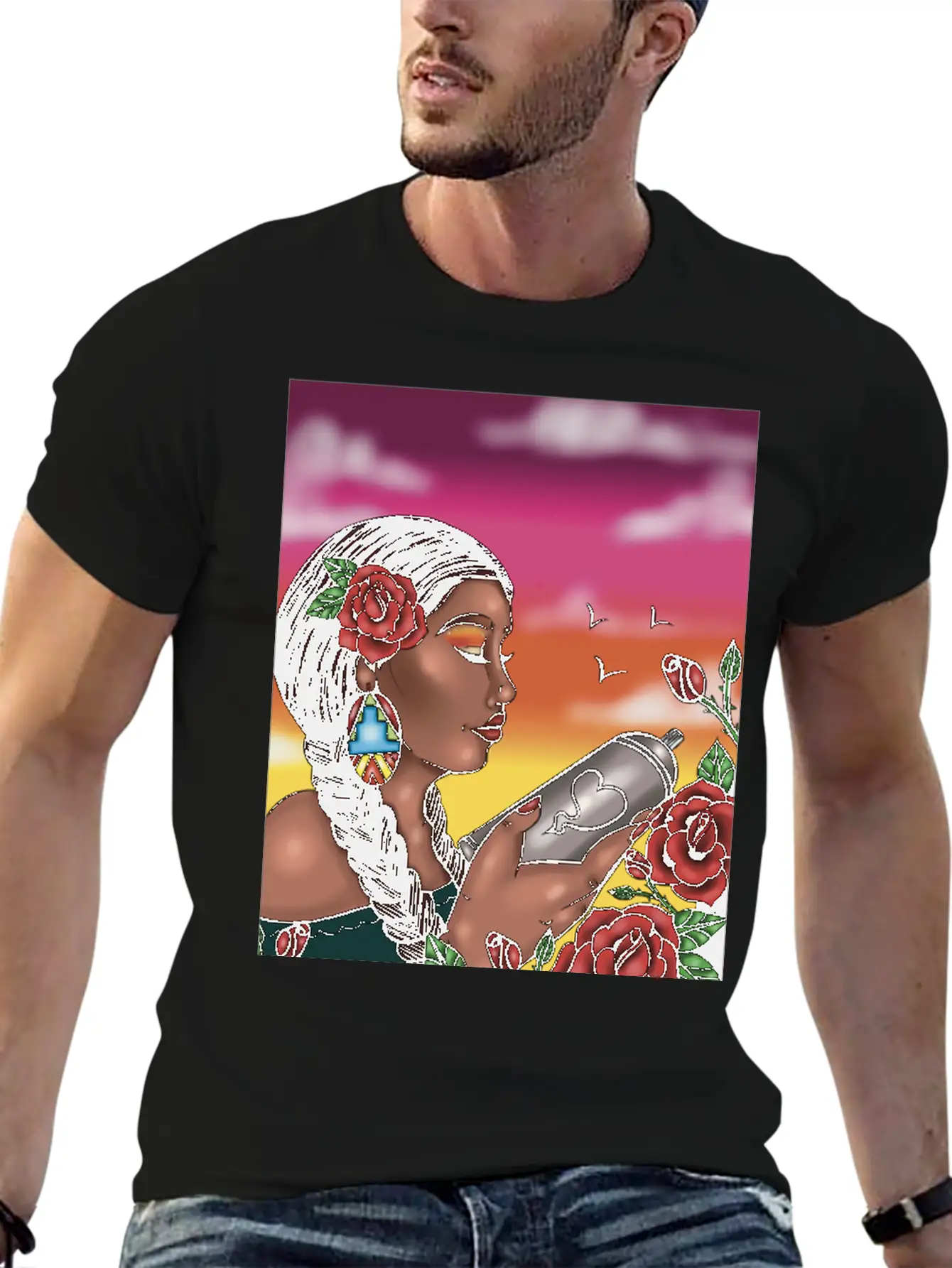 Graffiti Garden Soft Cotton Short Sleeve Tee ¨C Unisex Wardrobe Staple