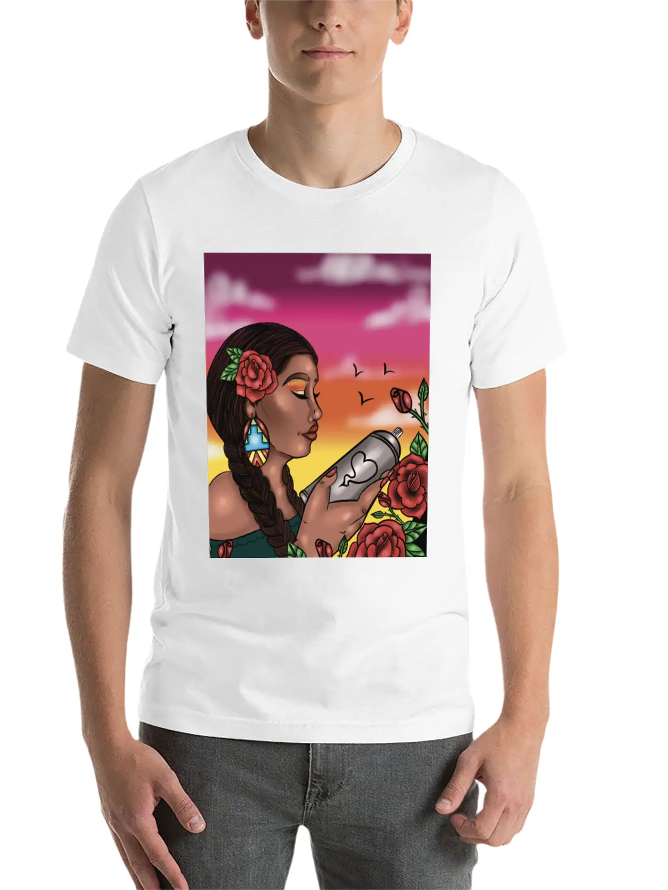 Graffiti Garden Soft Cotton Short Sleeve Tee ¨C Unisex Wardrobe Staple