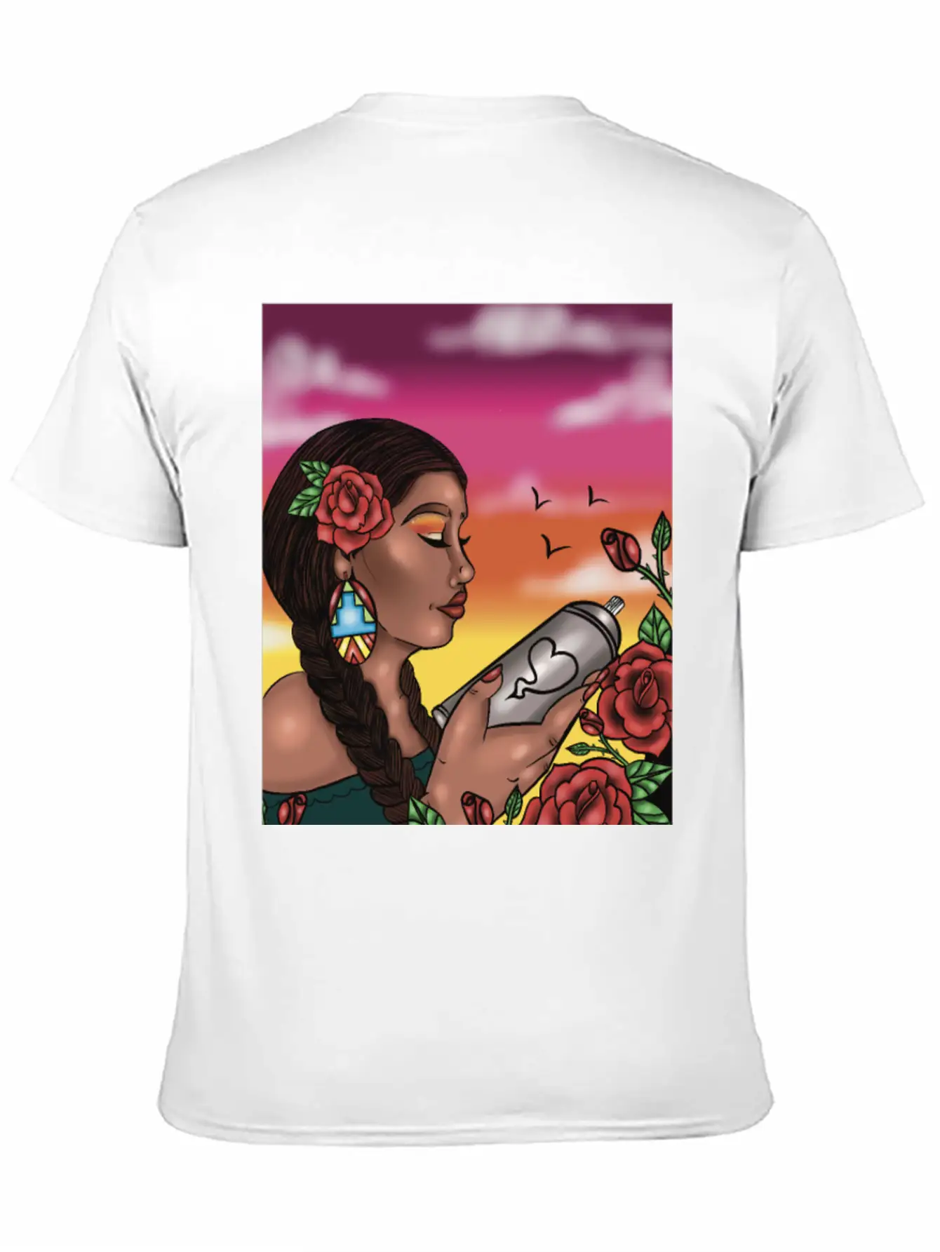 Graffiti Garden Soft Cotton Short Sleeve Tee ¨C Unisex Wardrobe Staple